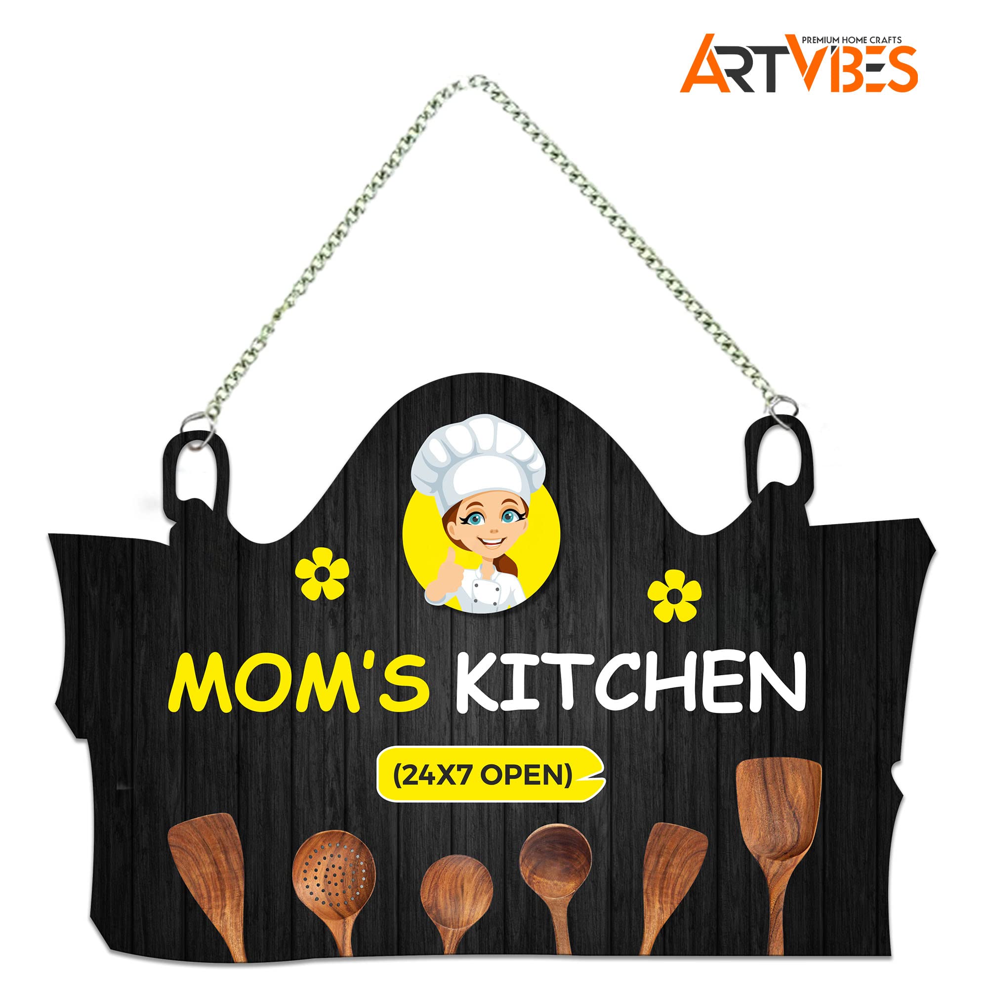 Artvibes Kitchen Wall Hanging for Home Decor |Bedroom | Living Room | Gifts | Decoration Wall Hanging Item | Kitchen Wall Decor