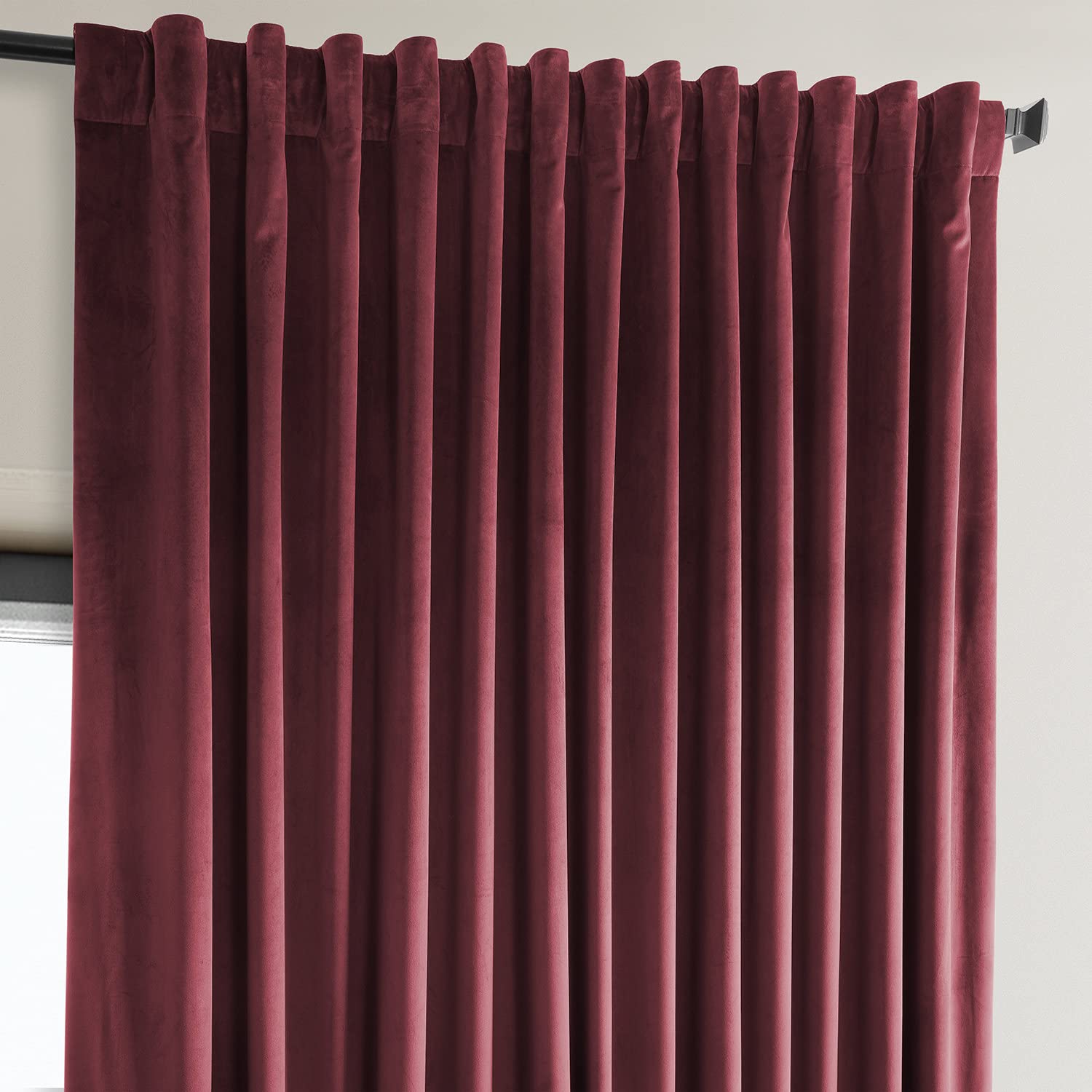 Hpd Half Price Drapes Heritage Plush Velvet Extrawide Curtains For Bedroom  Living Room 100 X 120, Vpyc-179758-120-Dw (1 Panel)