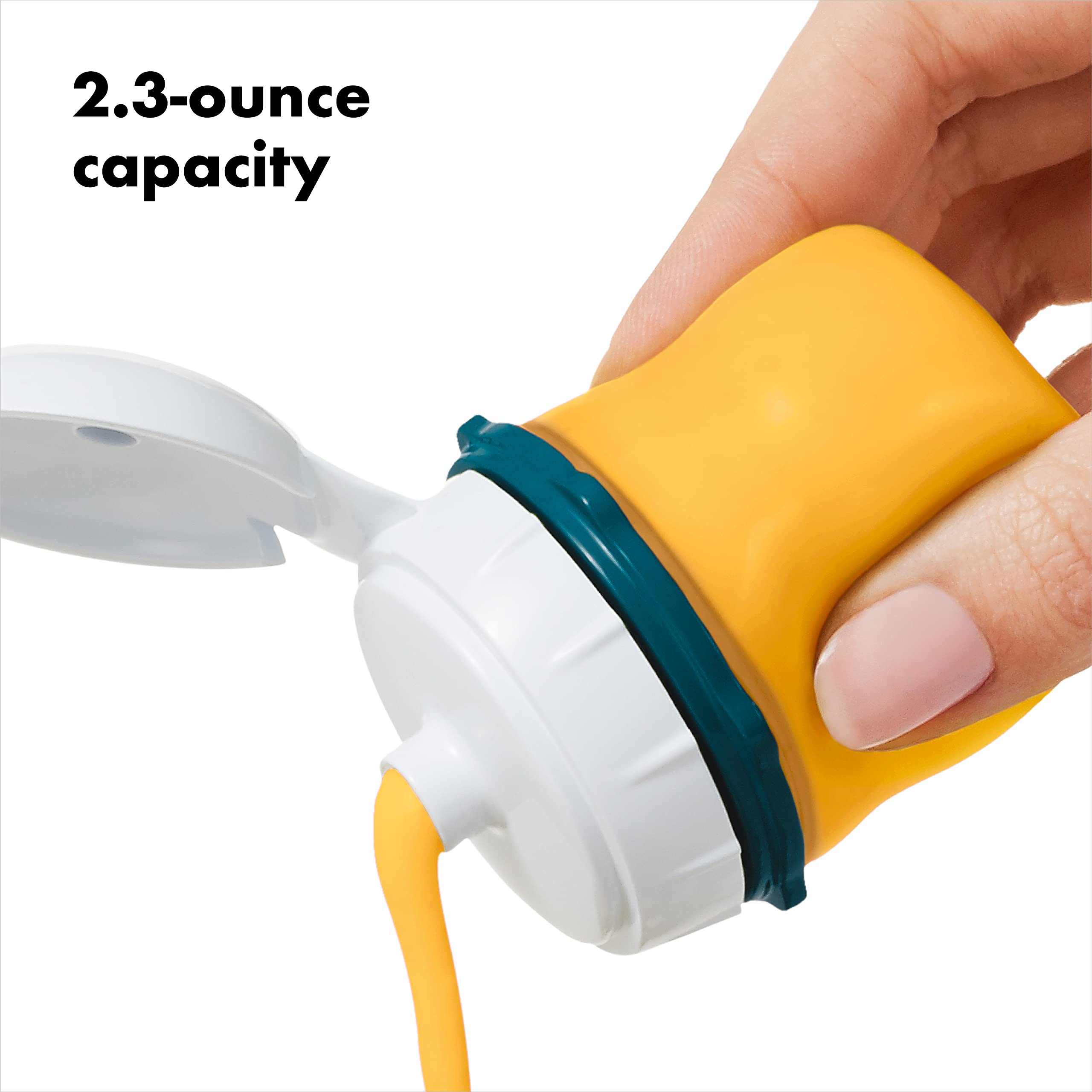 Oxo Good Grips Prep & Go Leakproof Silicone Squeeze Bottle - 2 Pack, White
