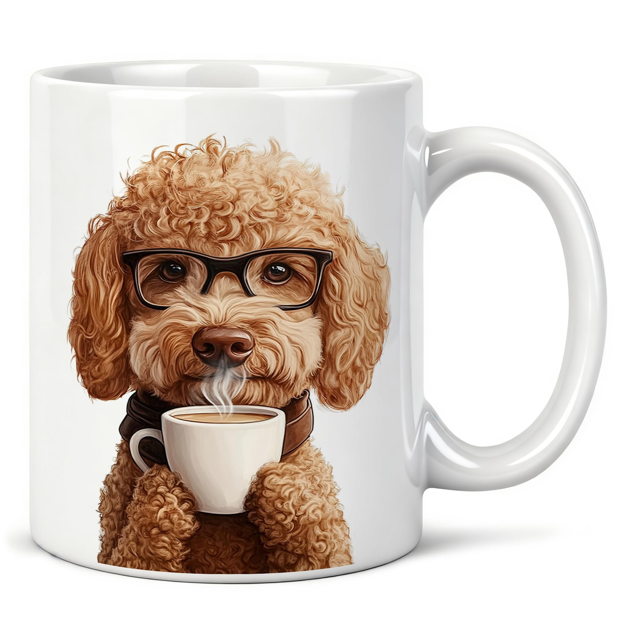 DEQSX Funny Goldendoodle Mug 11 oz, Goldendoodle Gifts for Women, Golden Doodle Gifts Women Coffee Cups Ceramic, Dog Lover Gift 