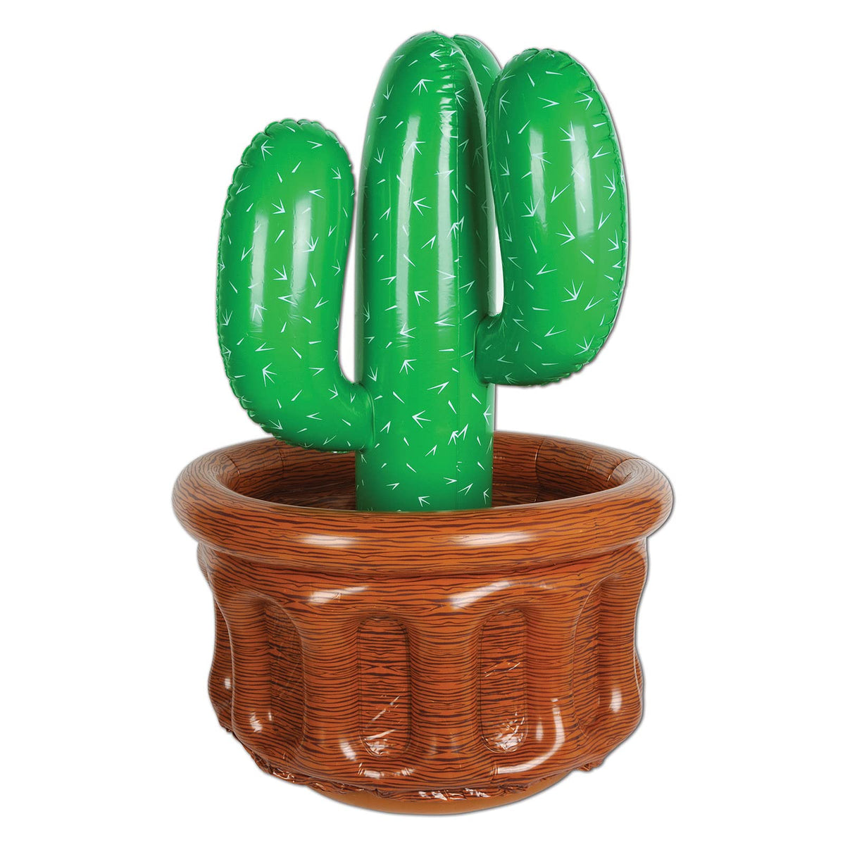 Beistle Inflatable Cactus Cooler, 26? X 18?, Holds Approx. 24 12 Oz. Cans - Drink Cooler, Drink Container For Parties, Cactus Pa