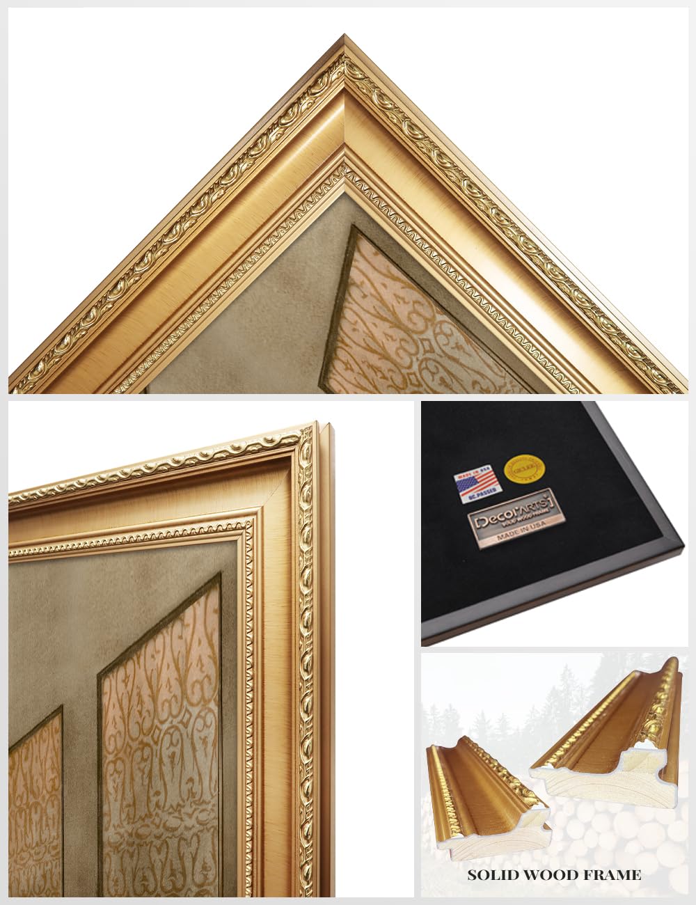 Decorarts - The Last Supper By Leonardo Da Vinci Giclee Reproducation, Giclee Prints Acid Free Cotton Canvas With Matching Gold