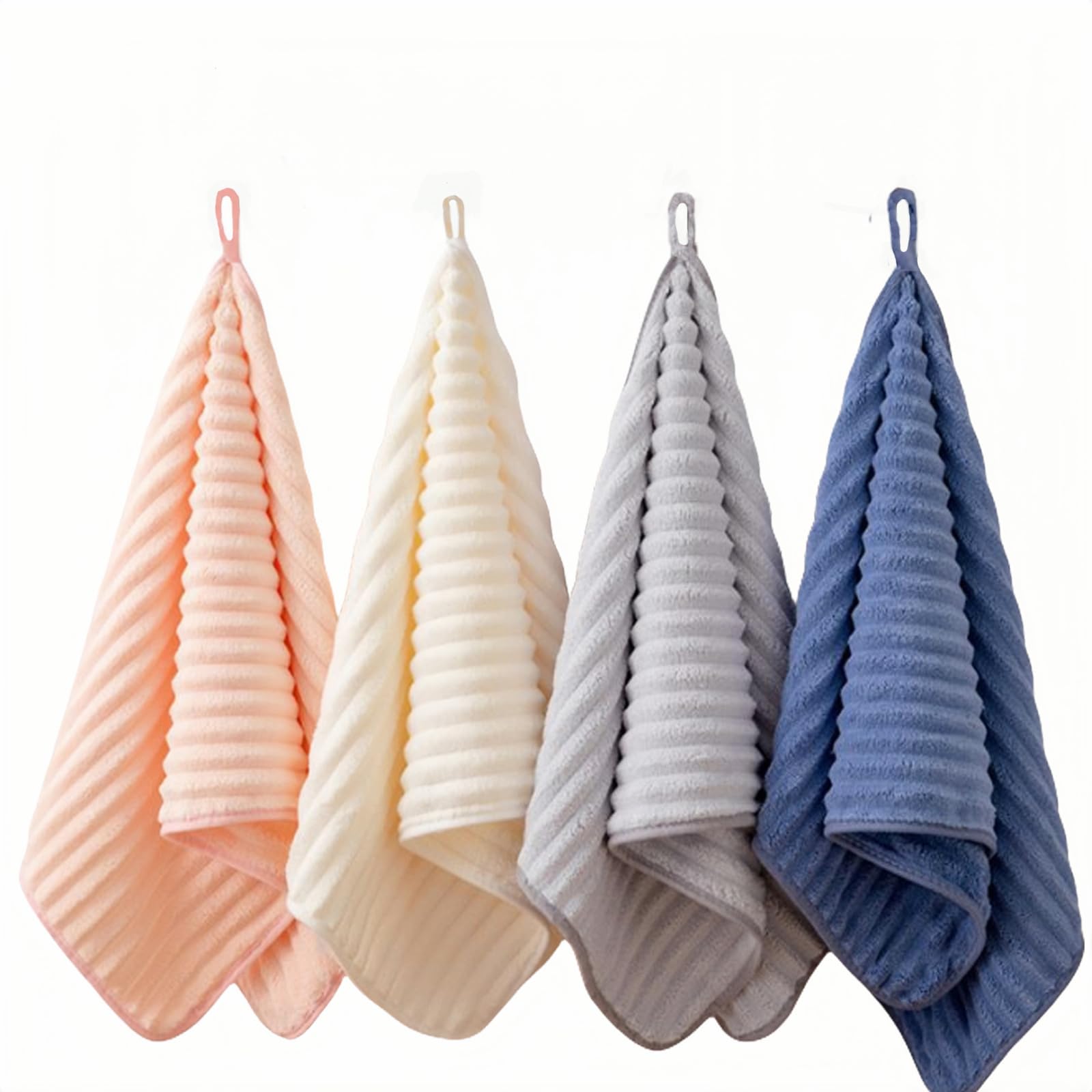Lmminbz 4Pcs Microfiber Hand Towels For Bathroom Quick Dry Small Towel Set For Bathroom Kitchen 14 X29.6Inch