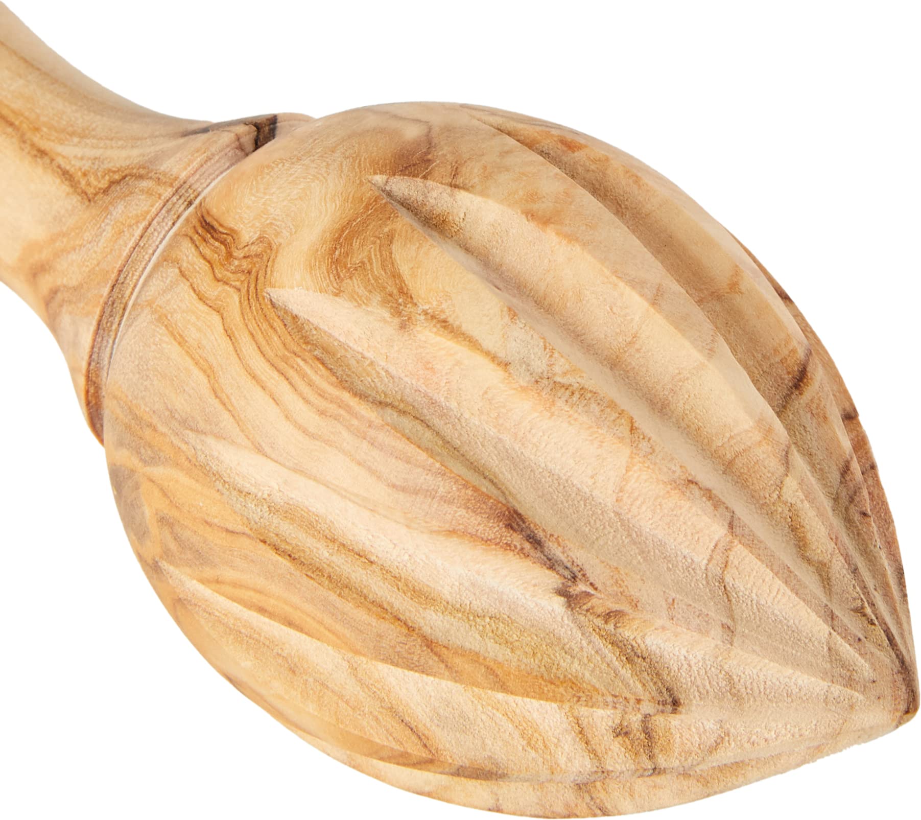 Naturally Med Olive Wood Lemon Juicer/Lemon Reamer - For Lemons, Limes, Citrus Squeezer. Handmade Wooden Juicer