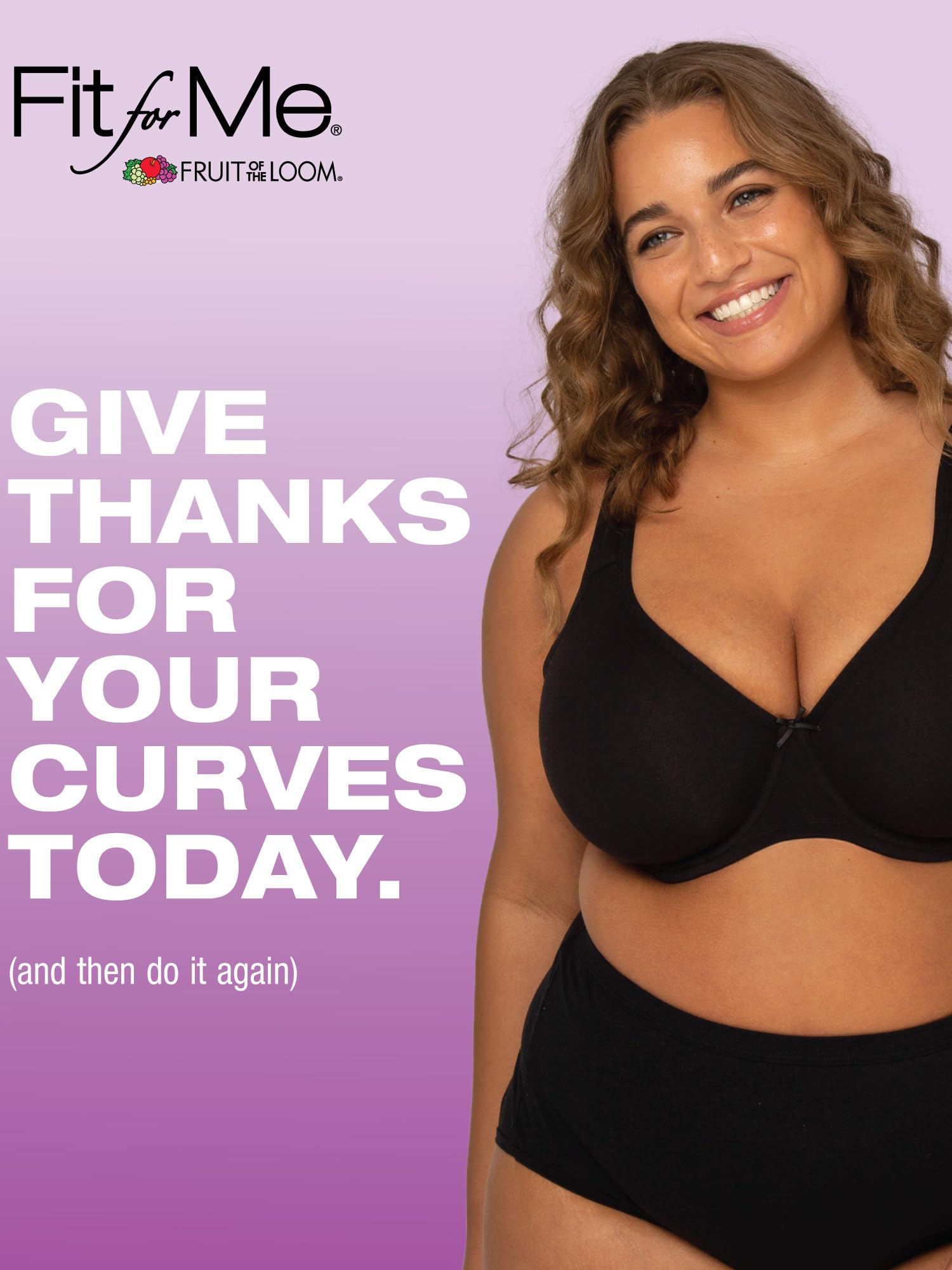 Fruit Of The Loom Womens Plus-Size Cotton Unlined Underwire Bra, Heather Grey, 46C