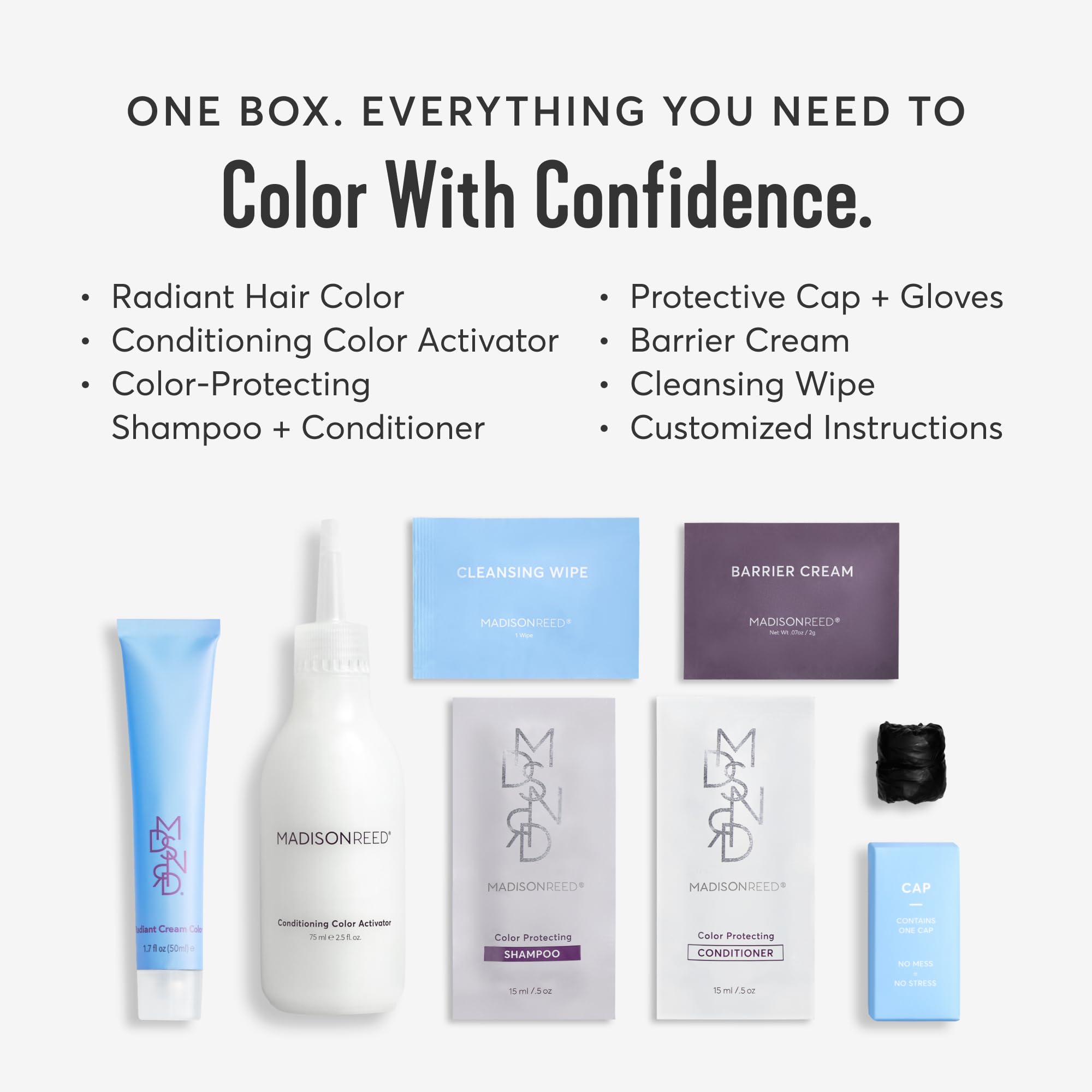 Madison Reed Radiant Hair Color Kit - Ammonia-Free Permanent Dye, Nocera Blonde 9N, Pack of 1, Superior Gray Coverage