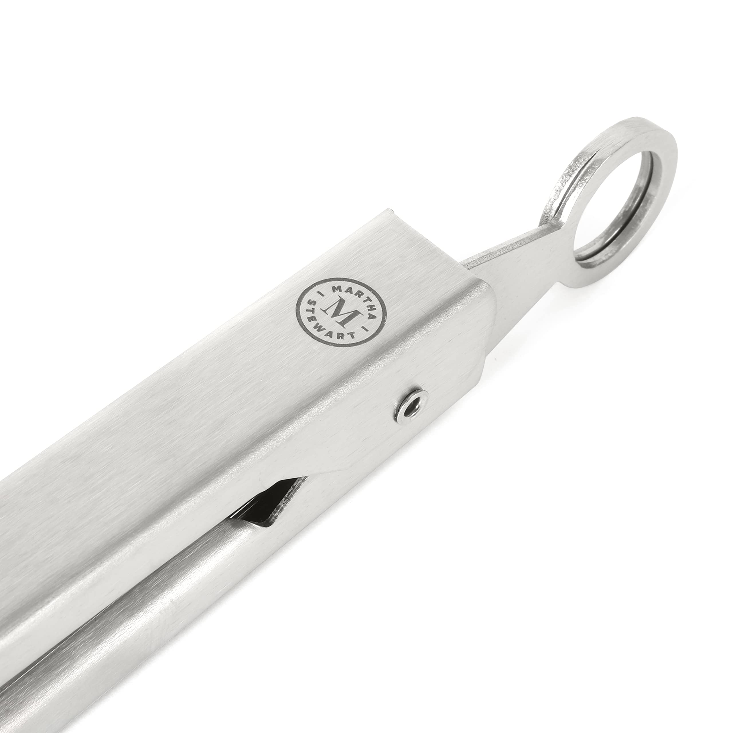 Martha Stewart Richburn 2Pc (12'' & 9'') Tongs Set - Stainless Steel