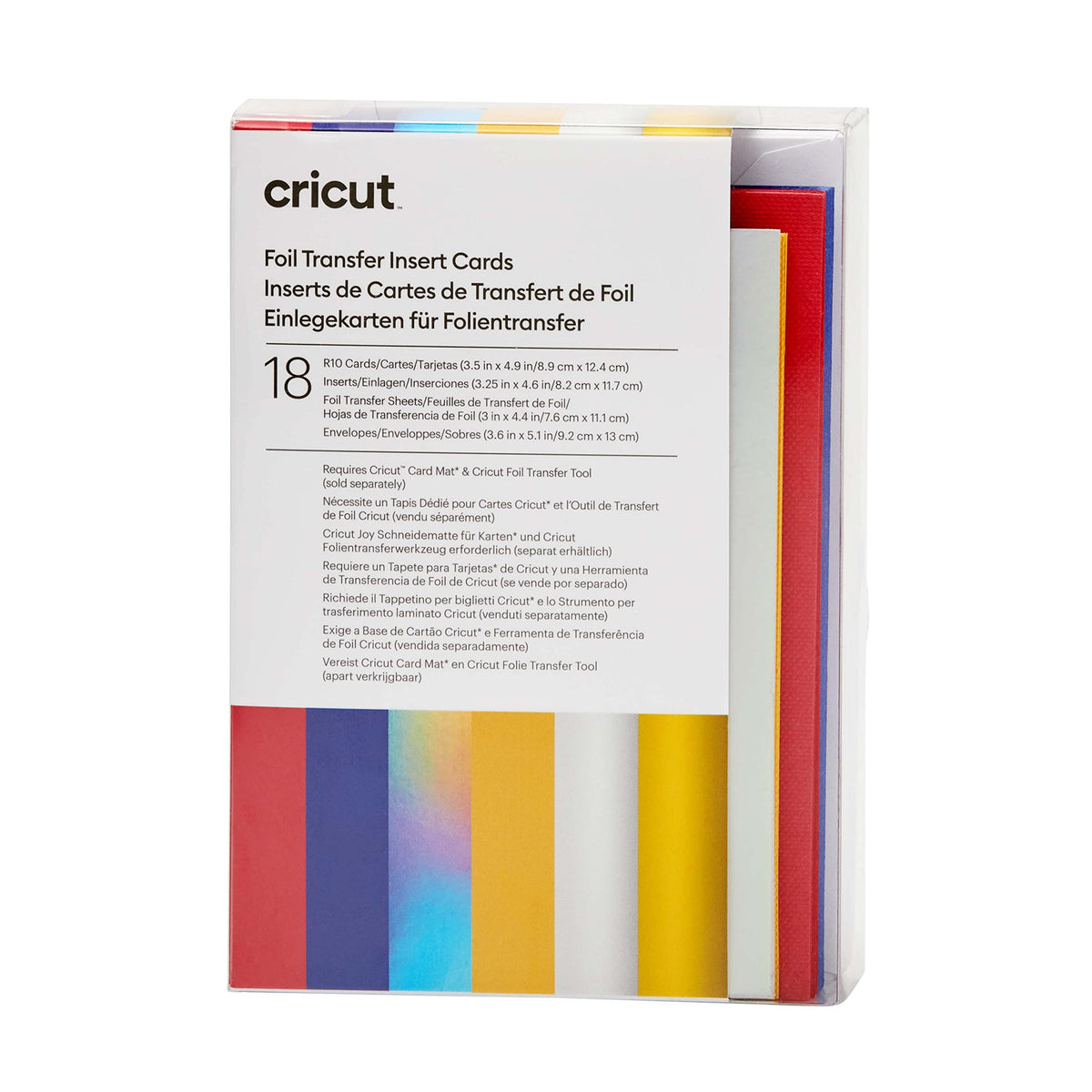 Cricut Foil Transfer Insert Cards R10, Easy Release Foil To Craft Cricut Cards, Create Birthday Cards, Thank You Cards, Compatib