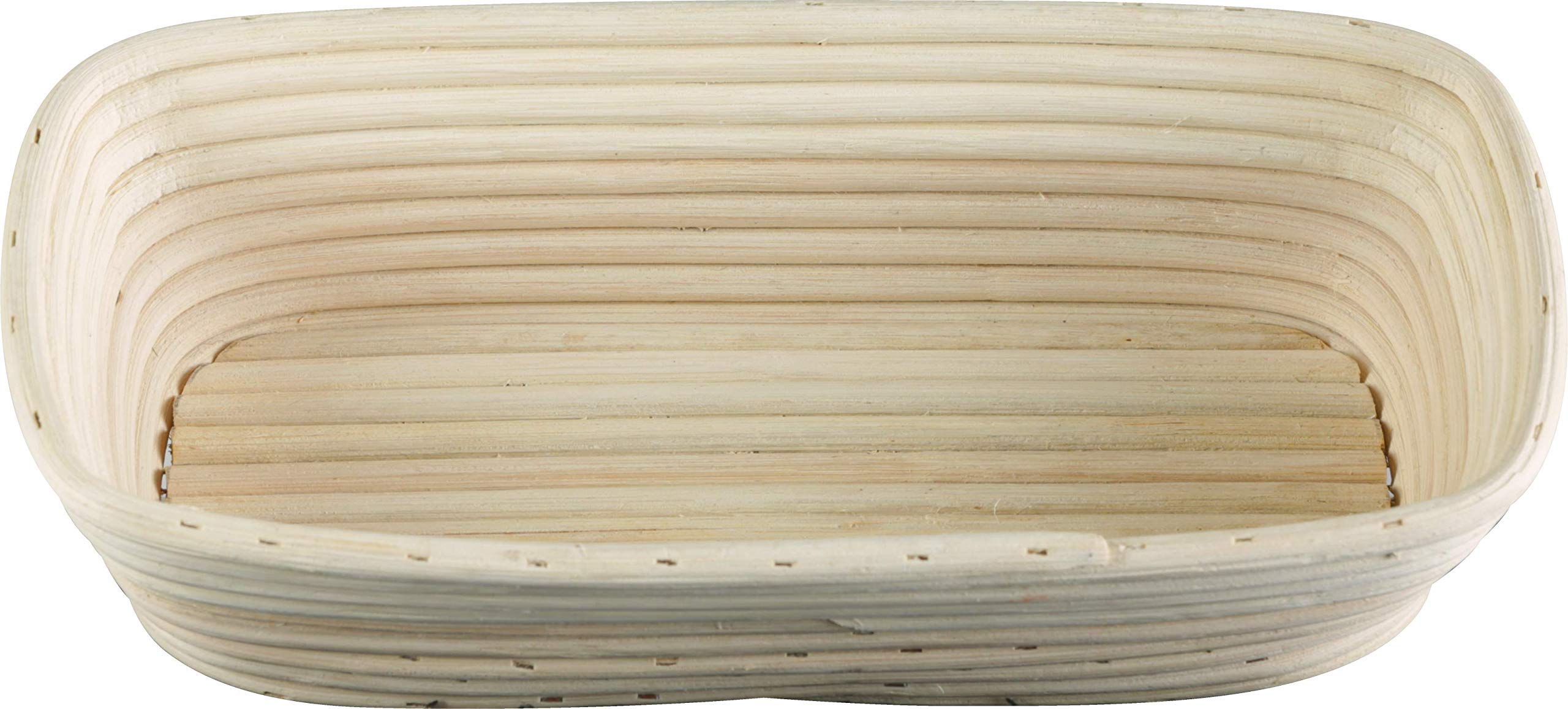 Frieling Usa Brotform Rectangular Bread Rising Basket And Liner - 12'' X 5.5'' - Sourdough Proofing Basket - Bread Proofing Bask