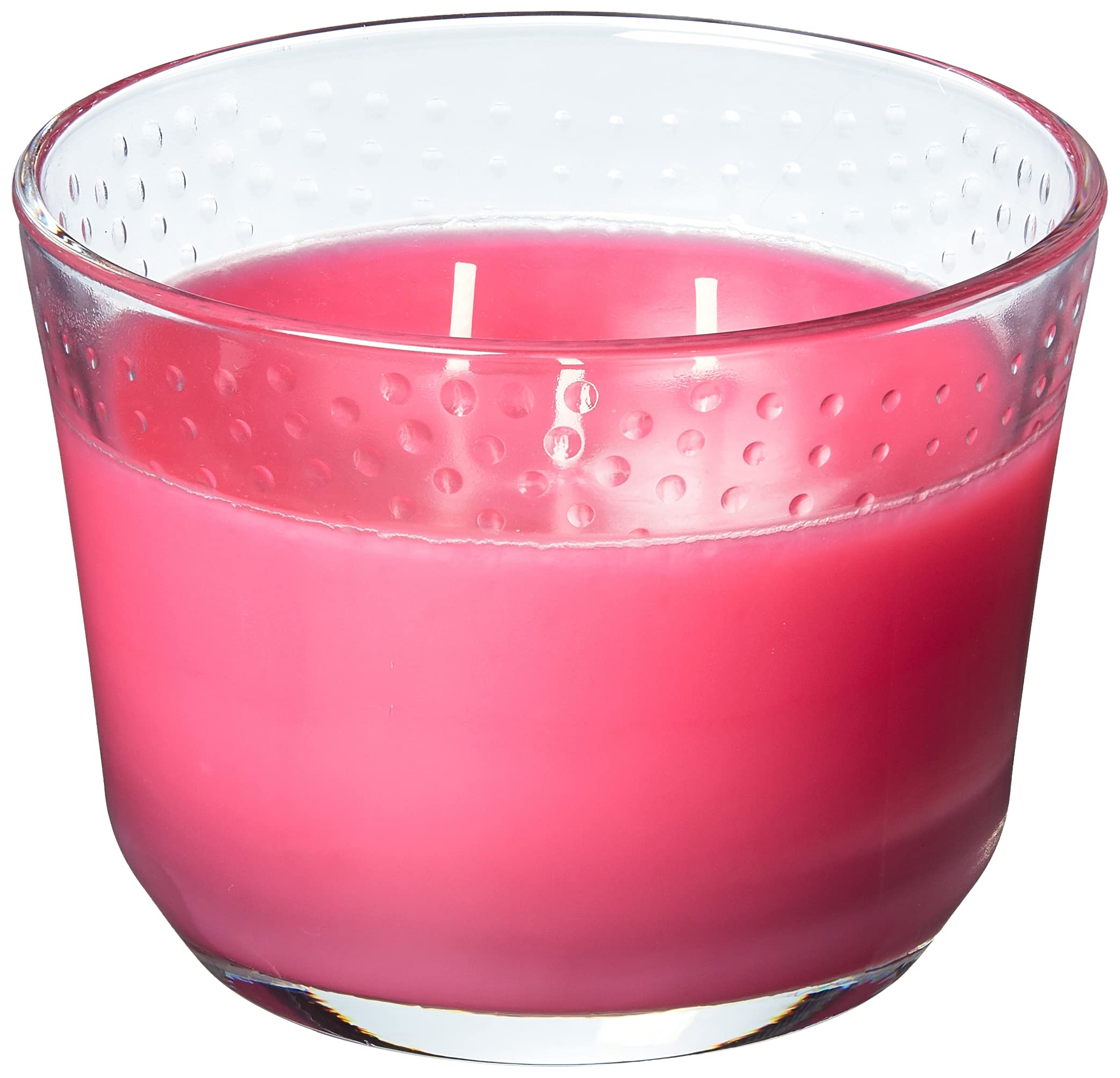 Glade Candle Sheer Vanilla Embrace, Fragrance Candle Infused with Essential Oils, Air Freshener Candle, 3-Wick Candle, 6.8 Oz, 3