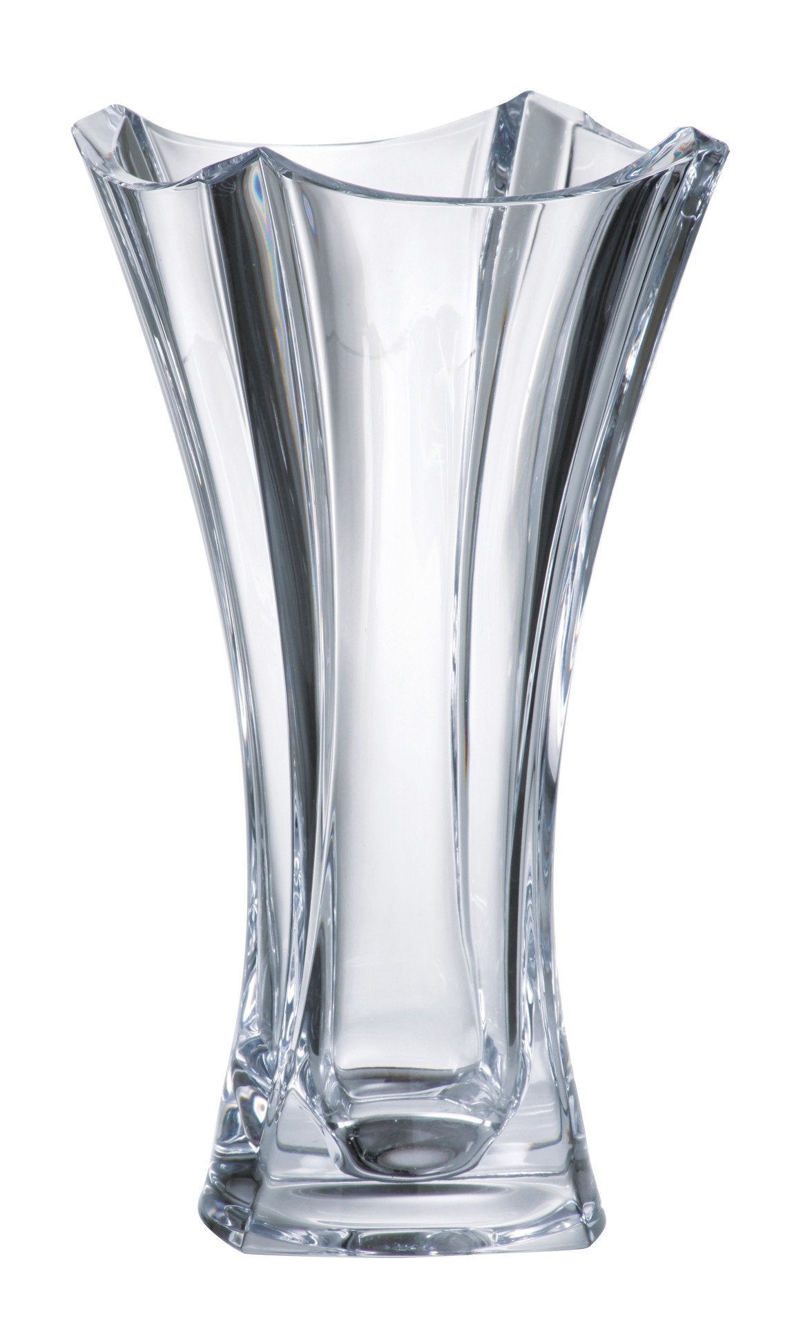 Barski - European Glass - Crystalline - Vase - 14 Height - Made in Europe