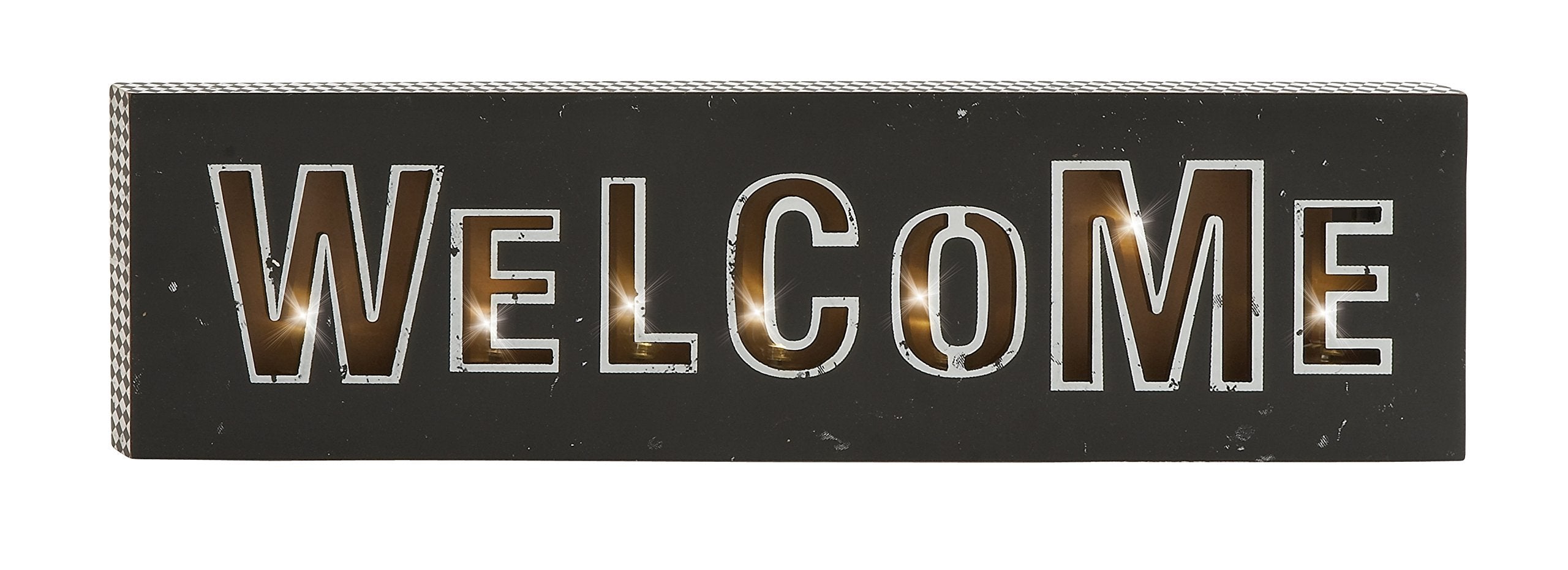 Woodland Imports 53513 Scintillating Snowman Welcome Sign