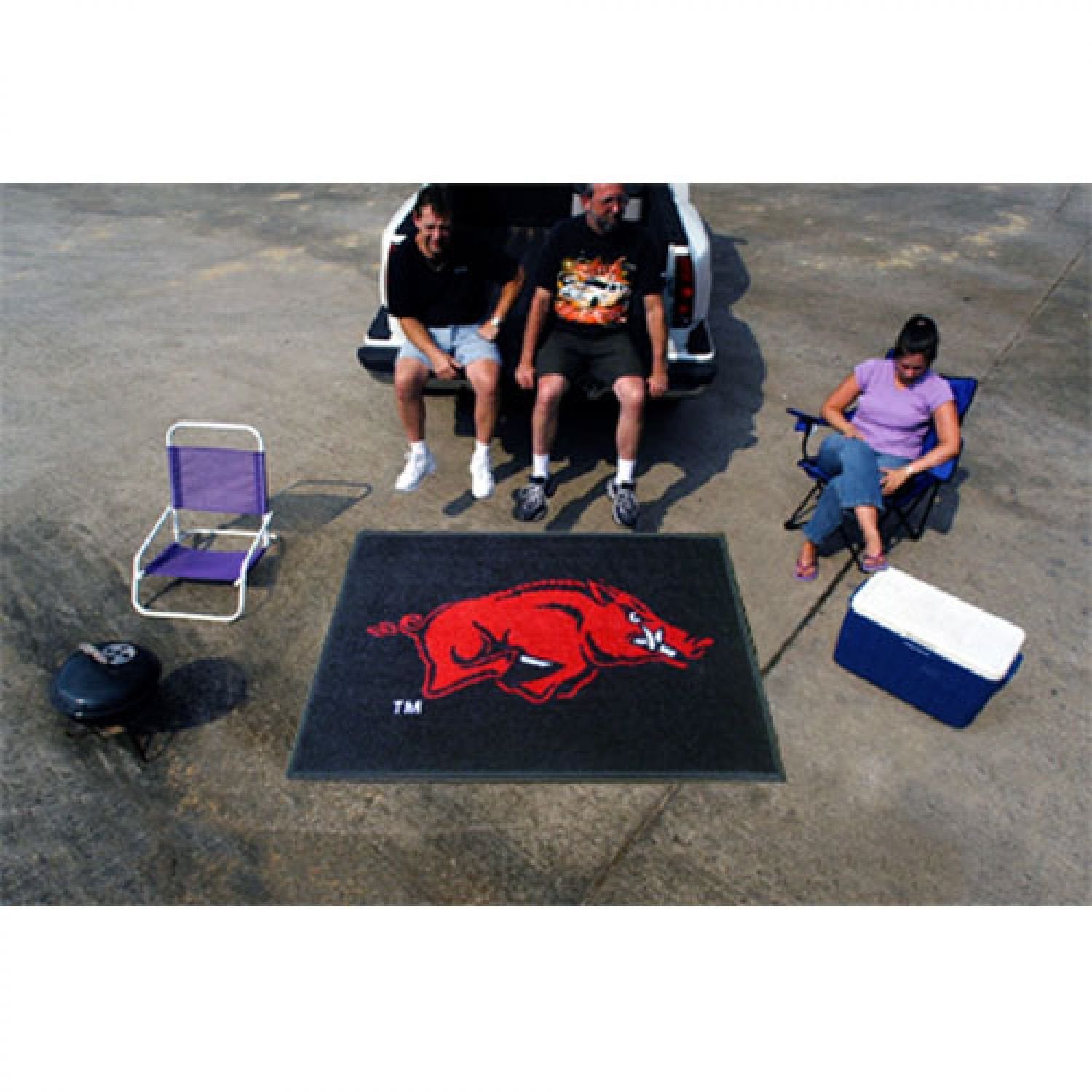 Arkansas Tailgater Rug 5x6