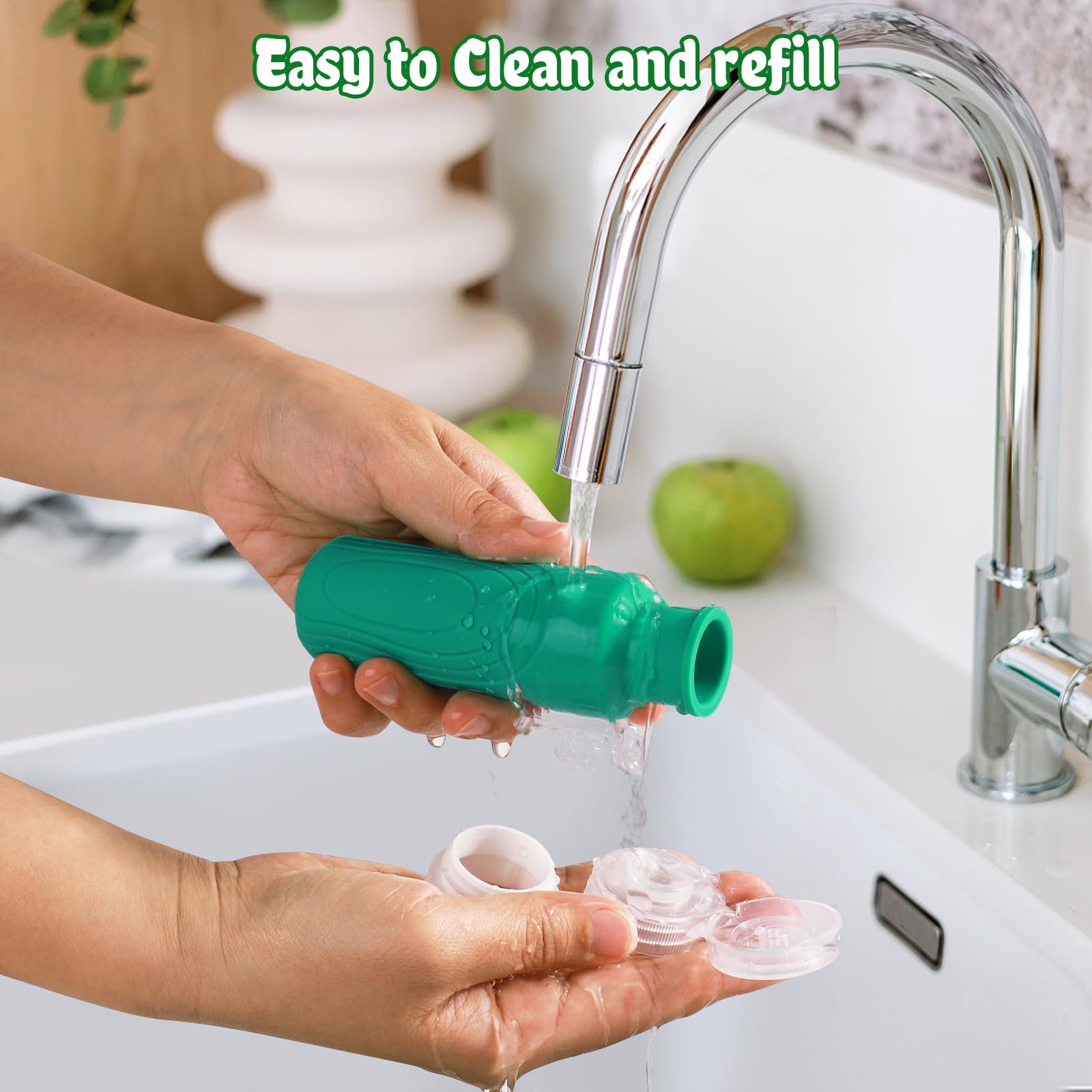 Glamfields Travel Bottles For Toiletries, 3Oz Size Tsa Approved Leak Proof Silicone Containers For Shampoo, Conditioner,Easy To