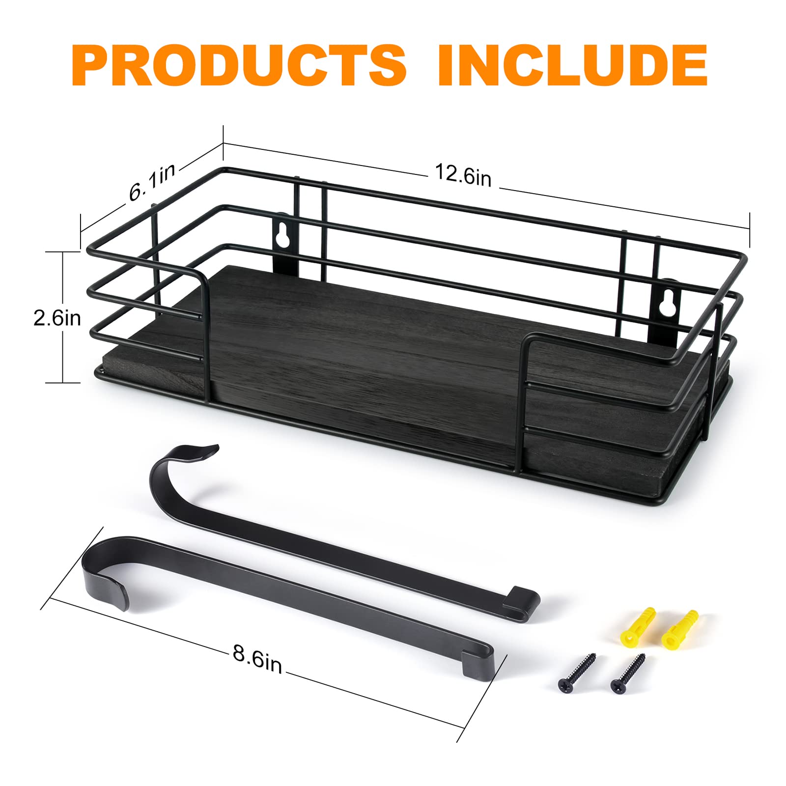 Thygiftree Ironing Board Hanger Wall Mount, Ironing Board Holder With Shelf,Laundry Room Iron And Ironing Board Holder, Laundry