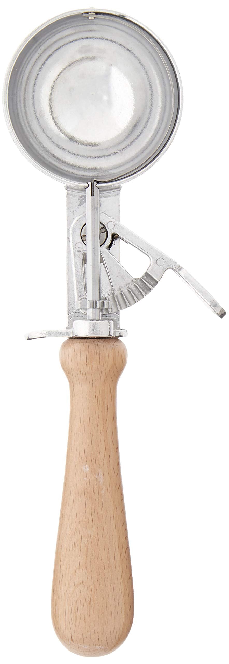Fox Run Vintage Ice Cream Scoop, Aluminum, 1.5 x 9 x 2.5 inches, Brown, Model 8664