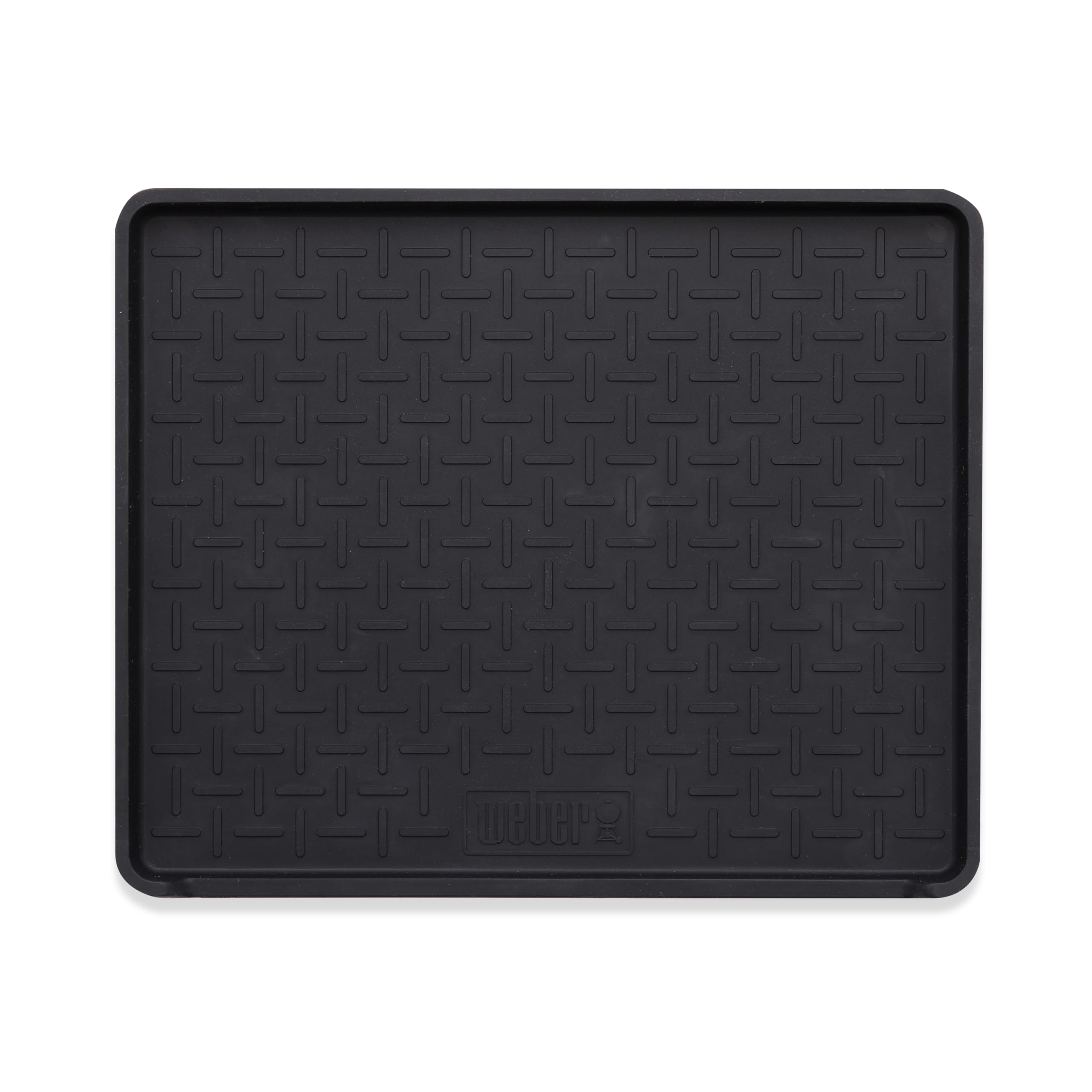 Weber Side Table Tool Rest - Durable Heat-Resistant Silicone Mat for Protecting Grill Side Tables, Holds Multiple BBQ Tools & Co
