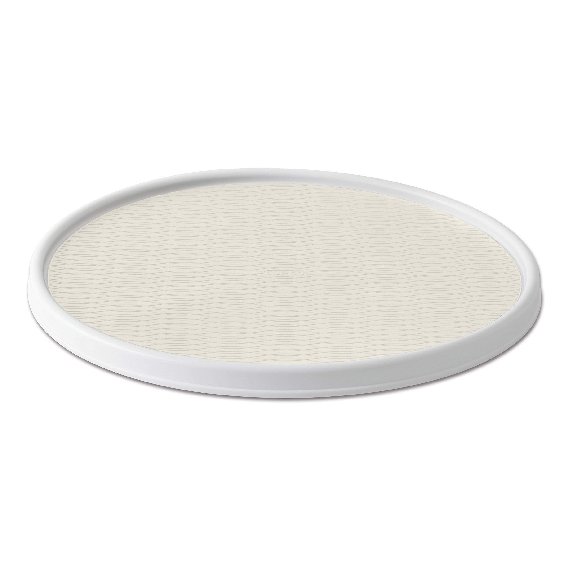 Copco Basics Non-Skid Turntable, 18 Inch, Cream