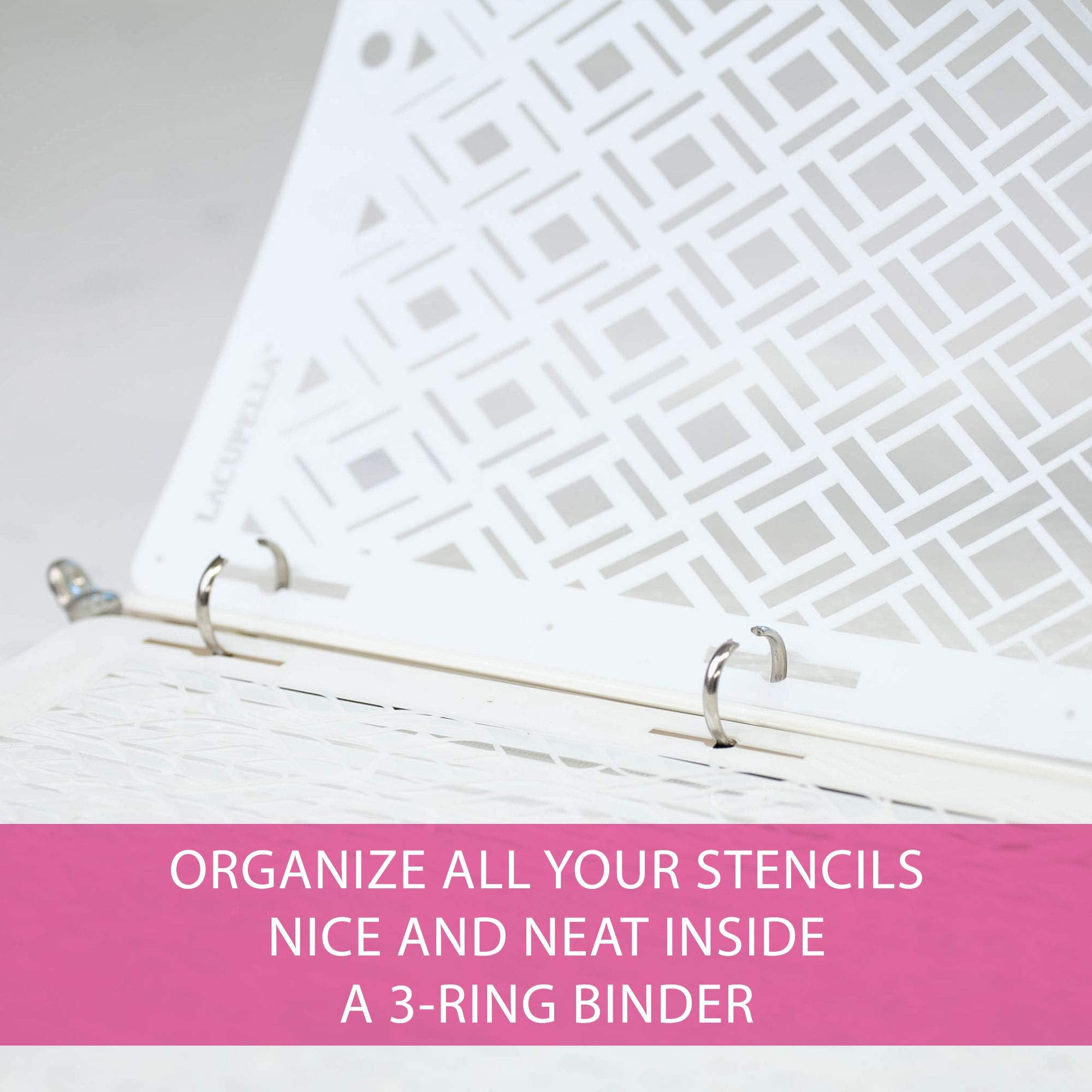 Lacupella Cake Stencil For Buttercream Cake, Royal Icing, Ganache, Painting, Art And Craft (Almae)