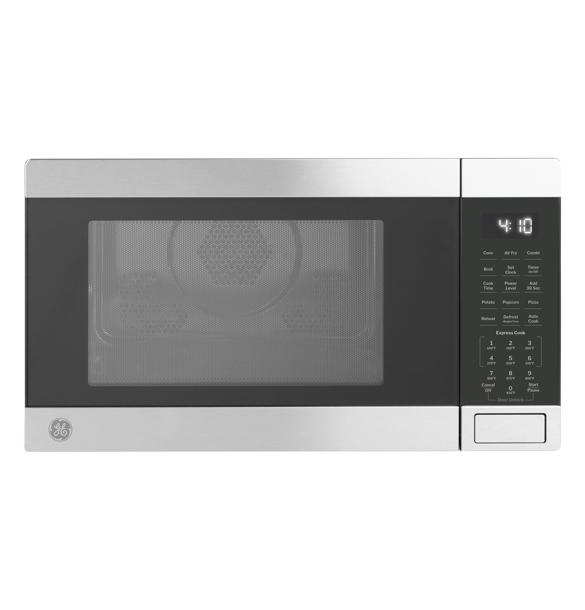 Ge Gcst10A1Wss 4-In-1 Microwave Oven, 1,050 Watts Air Fryer, Broiler & Convection Mode, Kitchen Essentials For The Countertop Or