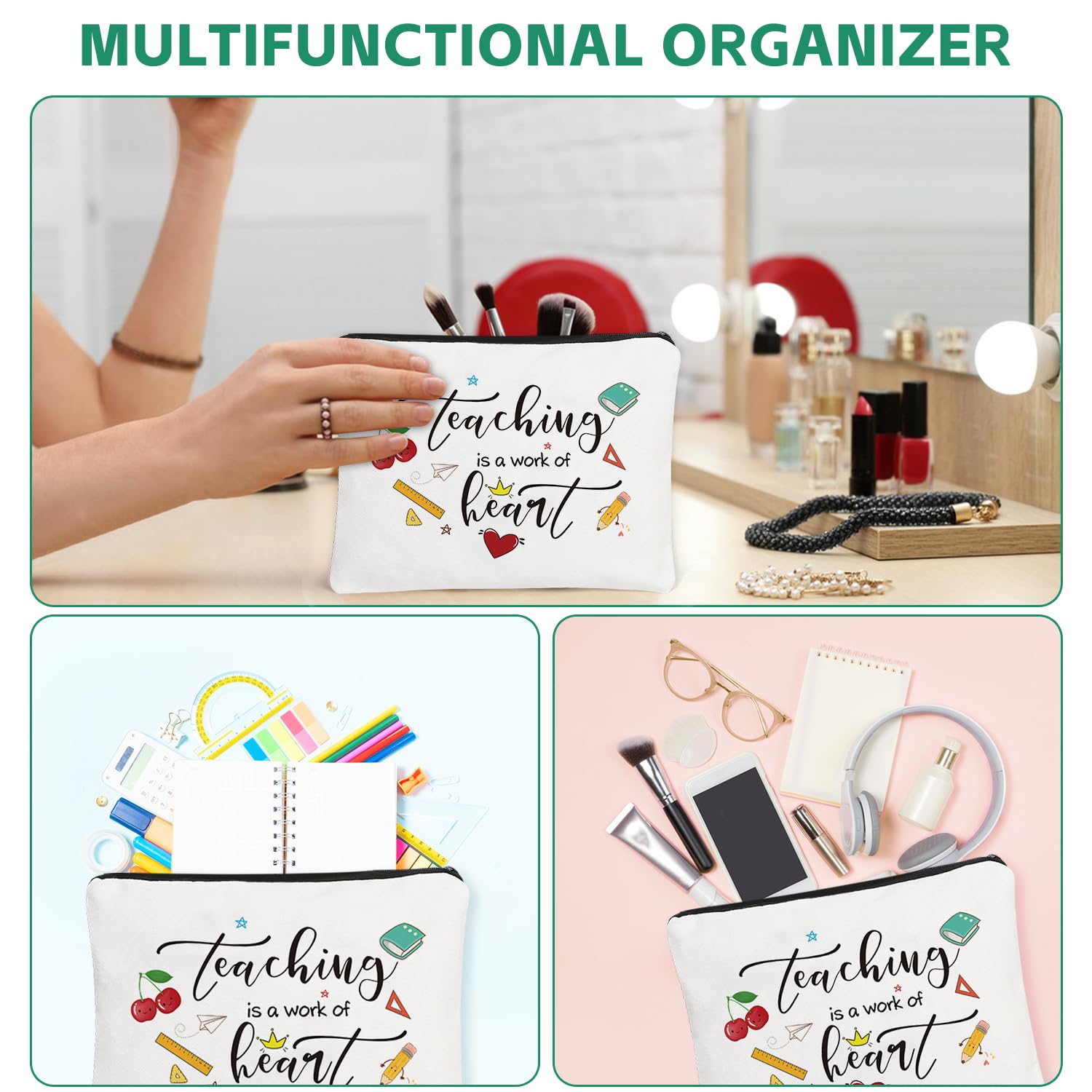 Uarehiby Teacher Appreciation Gifts For Women,Teacher Gifts,20 Oz Teacher Tumbler For Teacher Birthday,Back To School Gift,Thank