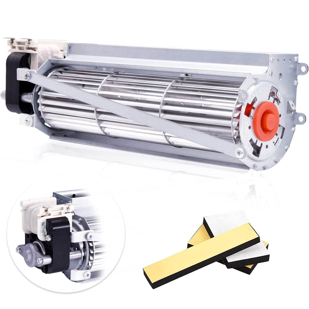 Hiorucet GFK4 Fireplace Blower Fan for Heatilator, Majestic, Lennox, Temco Fireplaces. GFK4 FK4 GFK4B GFK4A Replacement Fireplac