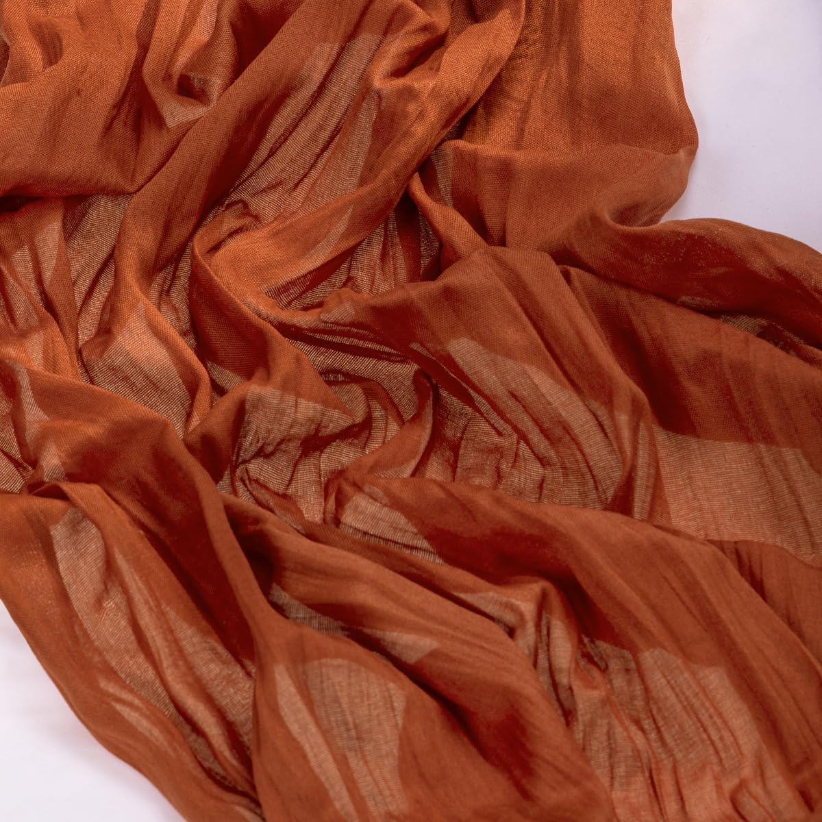 MLMC 3 Pack Terracotta Fall Thanksgiving Table Runner 10ft Rustic Burnt Orange Cheesecloth Table Runner 120 inch Boho Cheese Clo