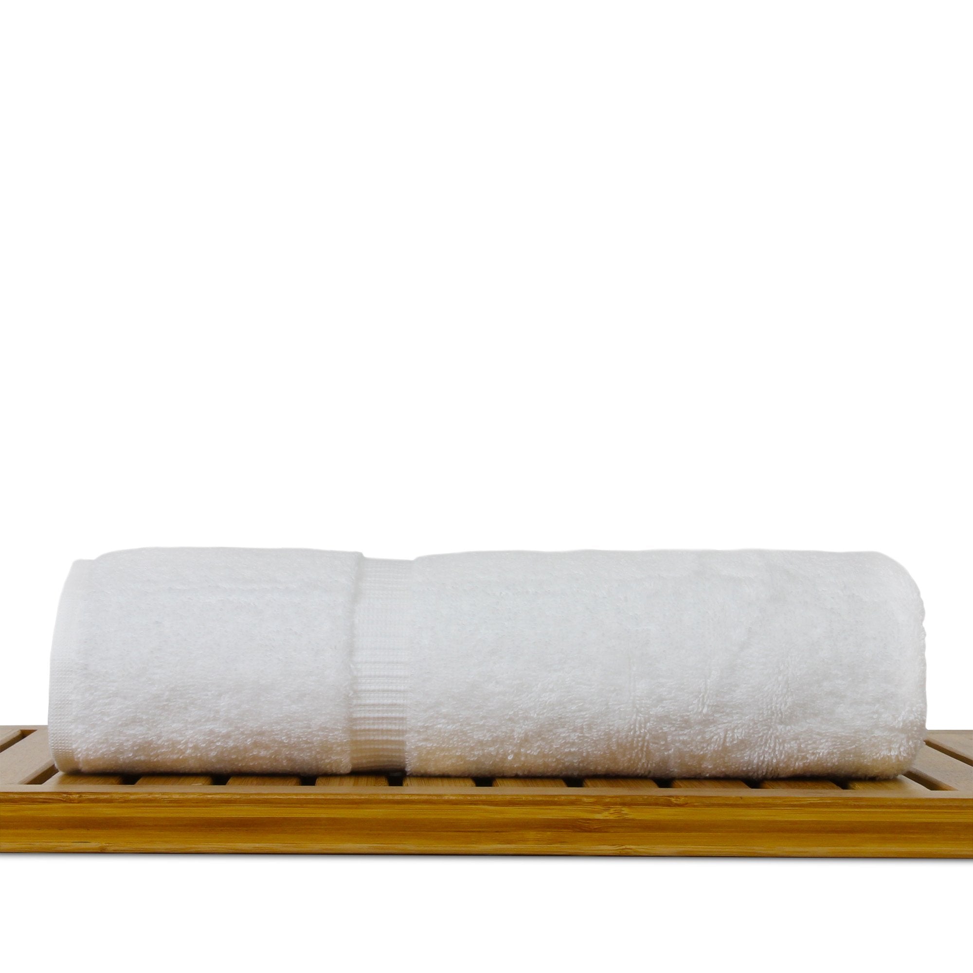 Luxury Hotel & Spa Collection Highly Absorbent  Quick Dry 100% Turkish Cotton 700 GSM  Eco Friendly Towel  for Bathroom Dobby Border Soft Bath Towel Set 27 X 54 (White  Bath Towels - Set of 2)