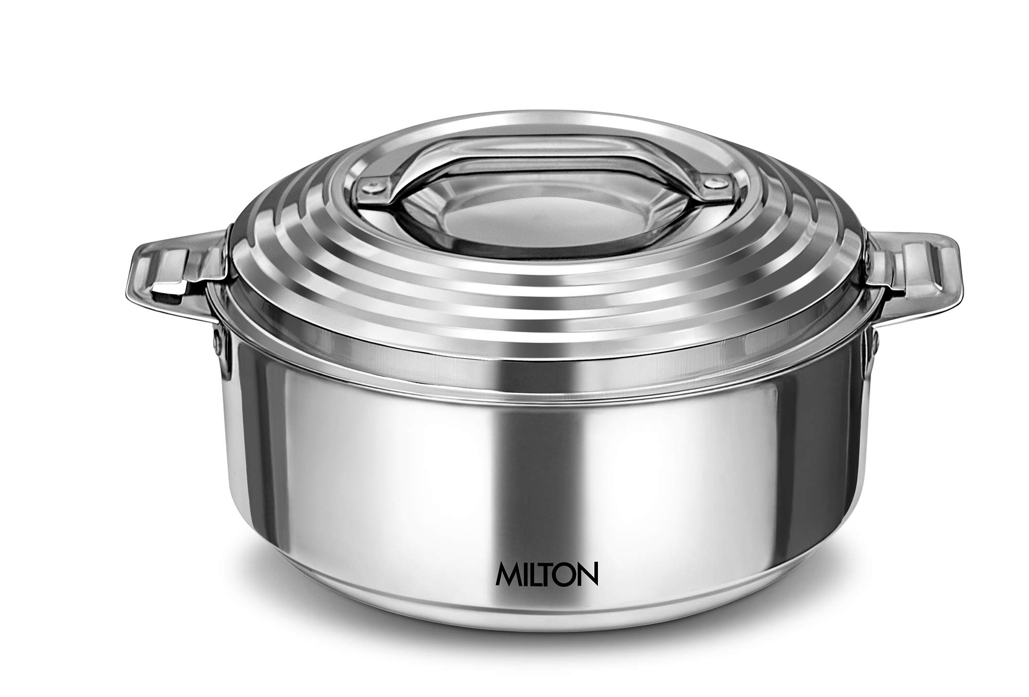 Milton Galaxia 1500 Casserole For Hot Food, Insulated Stainless Steel Hot Pot With Lid, 50 Oz (2090 Ml) 1.58 Qt, Serving Box (Bo