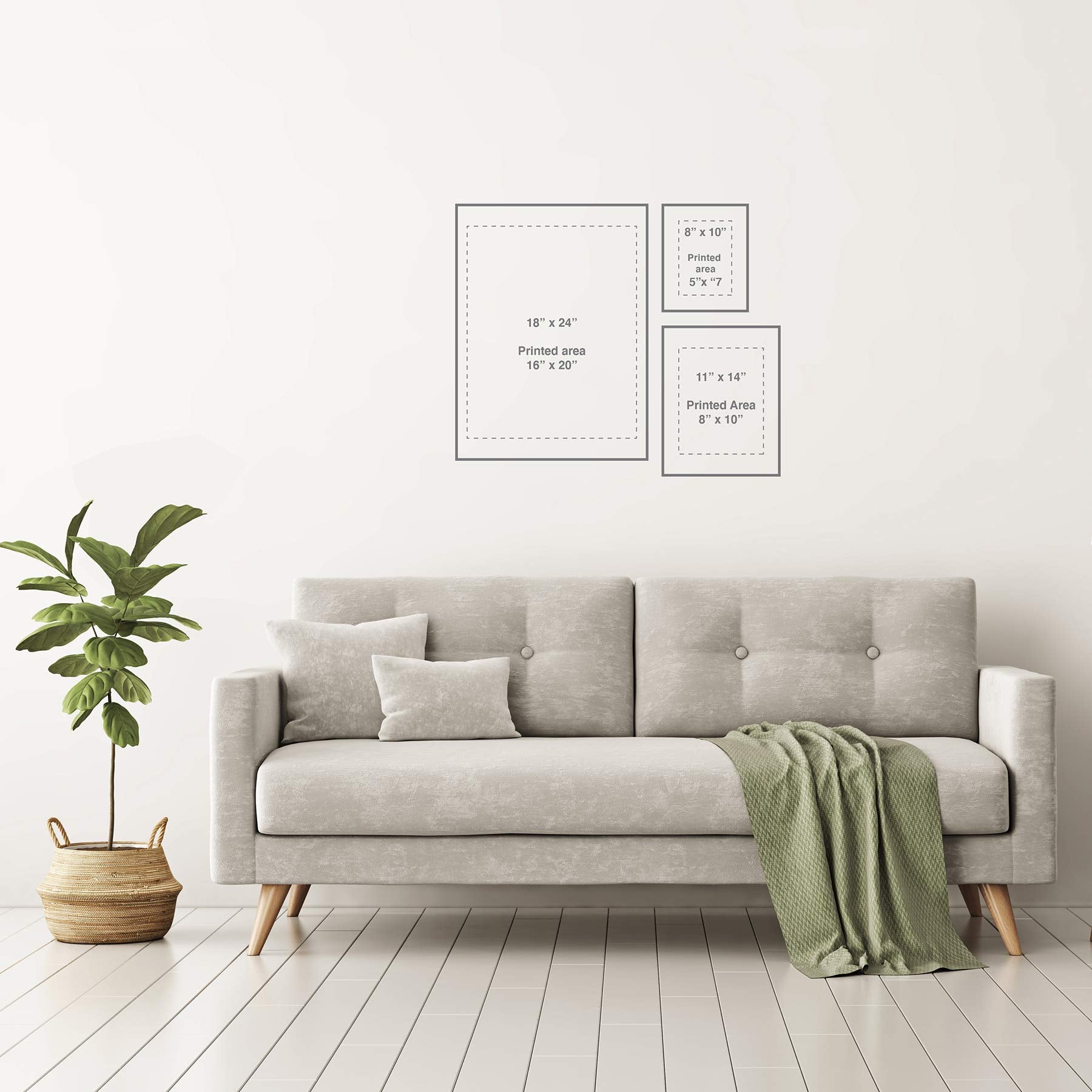 Society6 Frank Moth My Choices Left Me Alone Art Print, 11 In X 14 In, Multi