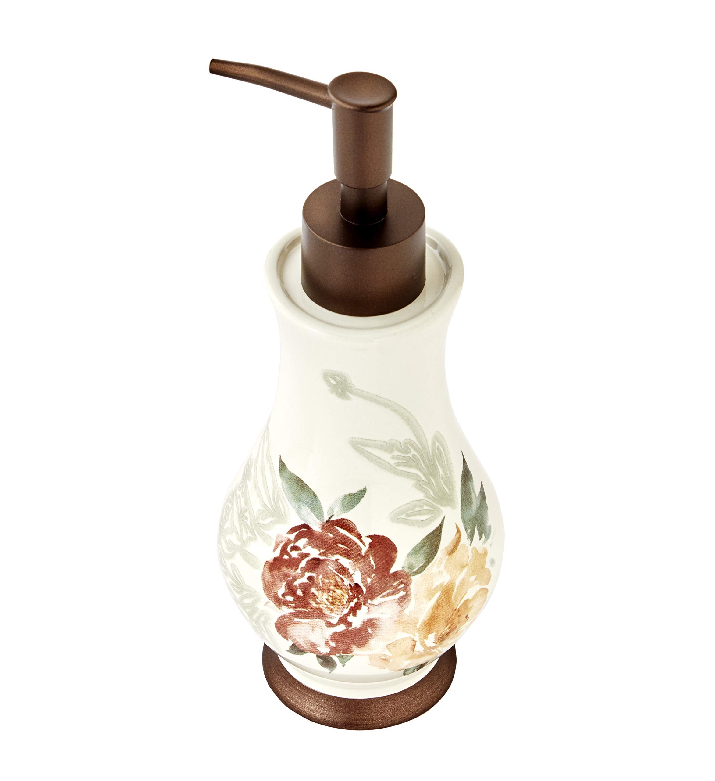 Skl Home Holland Floral Soap Dispenser, Natural