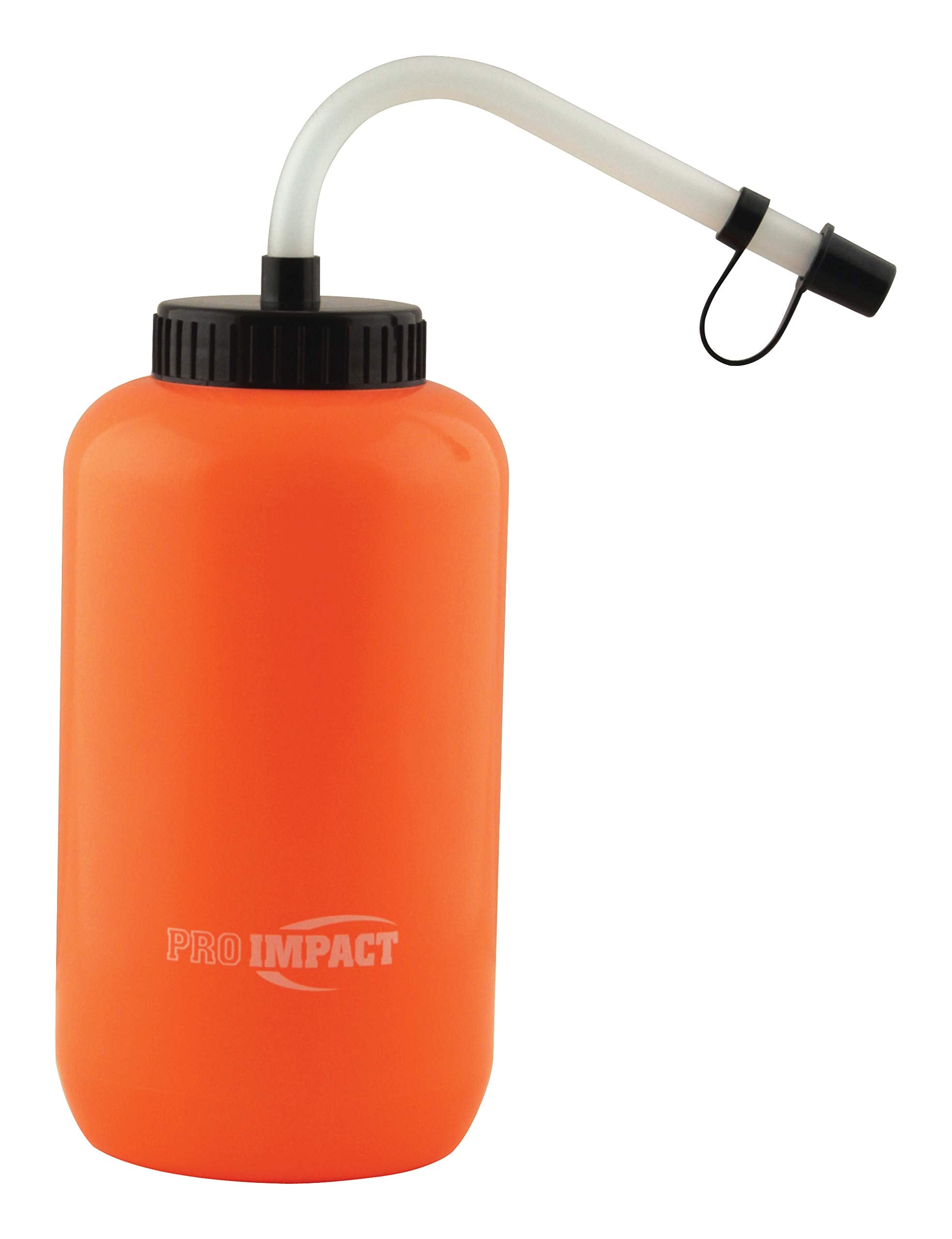 Pro Impact Squeezable Water Bottle Bendable Long Straw - Ldpe Bpa Free Plastic - Hydration For Baseball Hockey Gym Mma Yoga Boxi