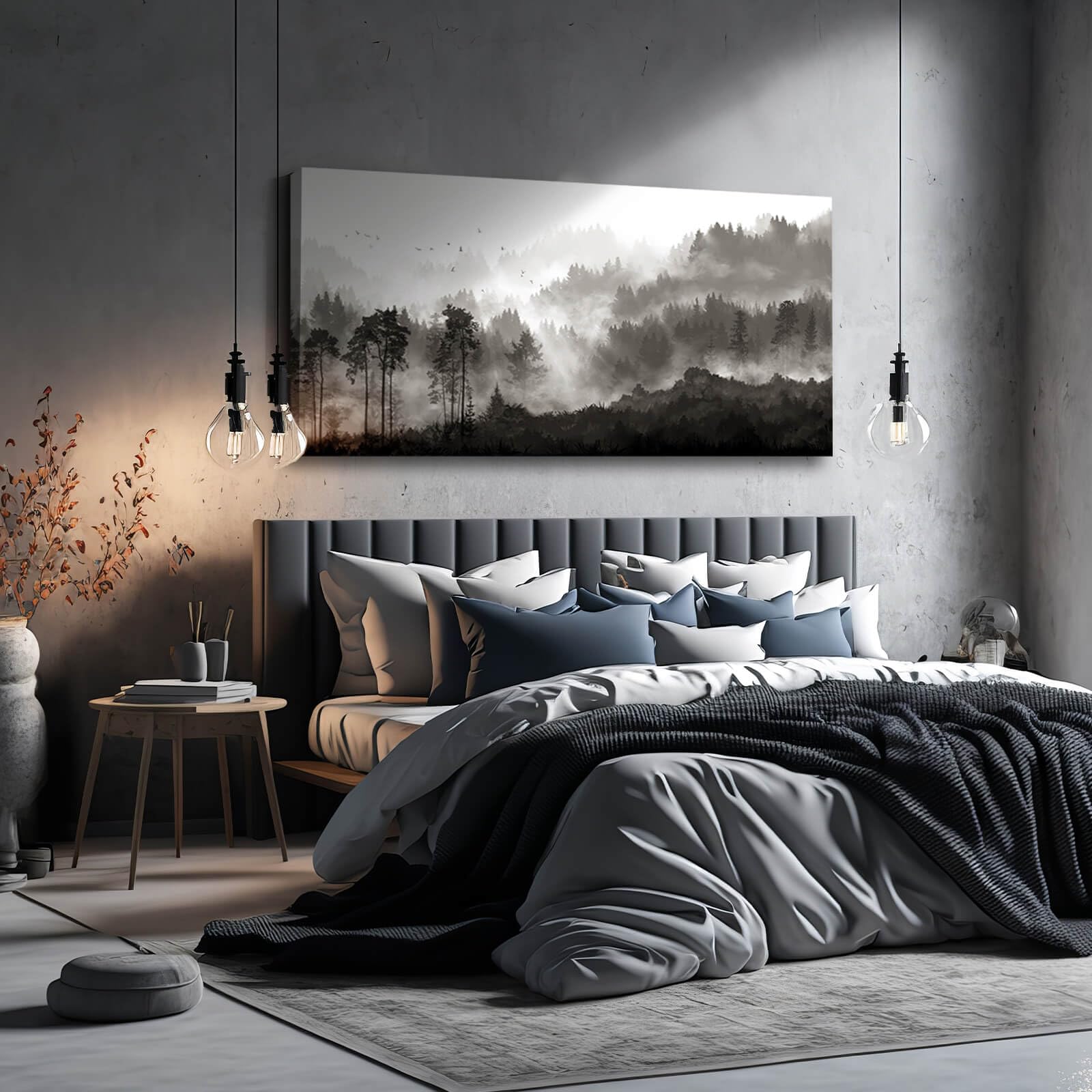 Yjyart Large Artwork For Living Room Wall Canvas Art Mountains Nature Painting Artwork For Bedroom Kitchen Dining Room Modern Ho