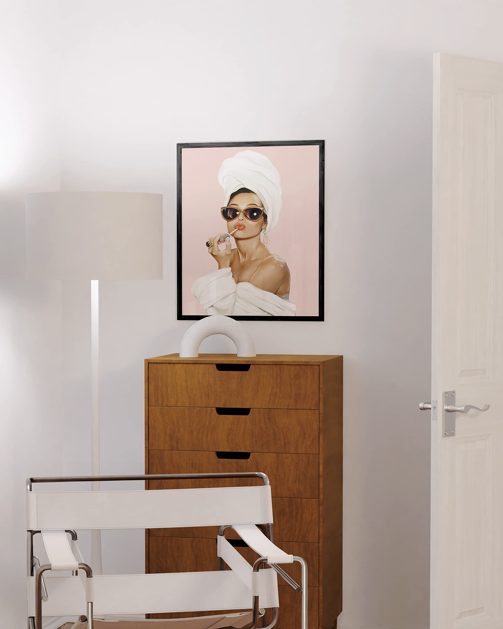 Audrey Hepburn Wall Art Vogue Wall Decor - by Haus and Hues  Audrey Hepburn Poster Hollywood Wall Art  Audrey Hepburn Pictures Famous Woman Art Prints Individual (Audrey Hepburn  16x20 Black Framed)