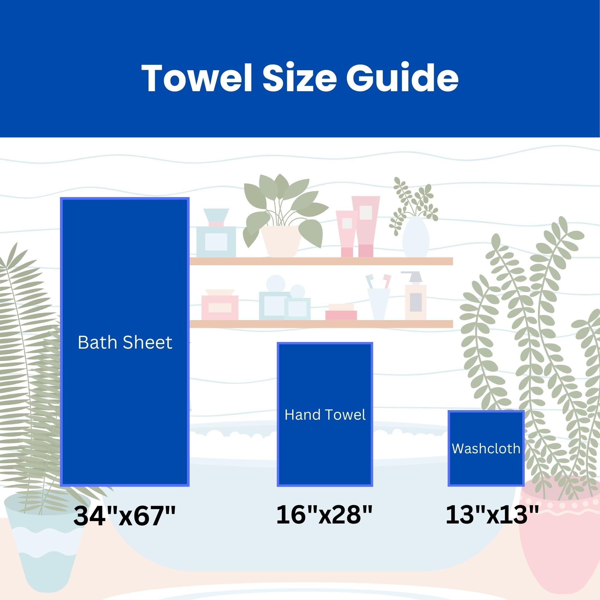 Sea Me At Home Modern Waffle Hand Towel For Bathroom, 100% Cotton (Hand Towel, Charcoal)
