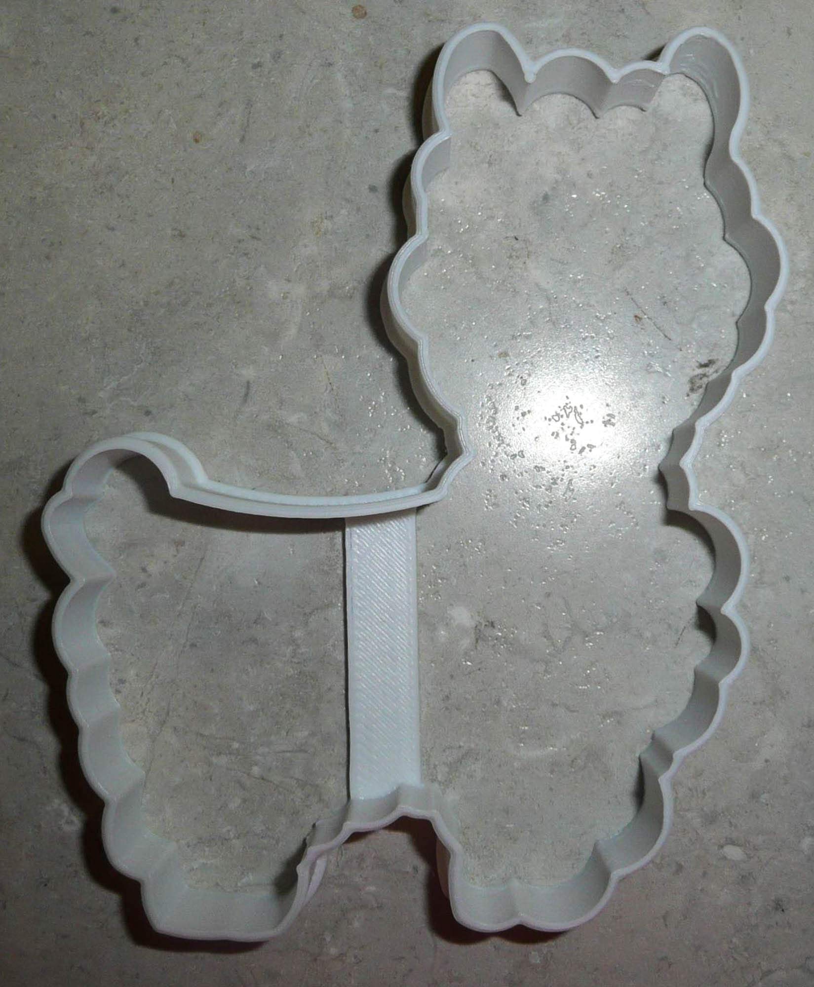 Baby Llama Alpaca Cria Outline Farm Ranch Animal Cookie Cutter Made In Usa Pr3117