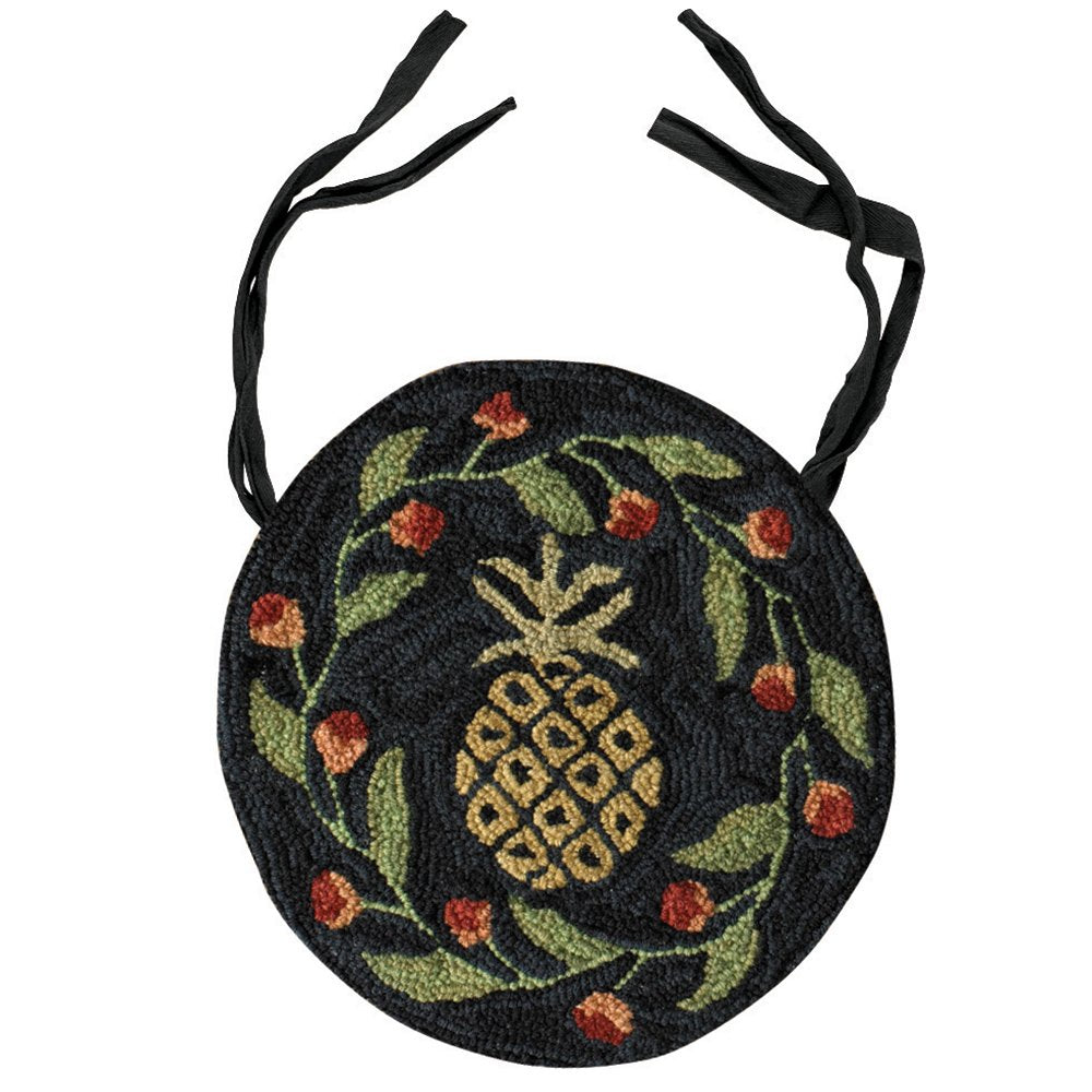 Park Designs Pineapple Hooked Chair Pad