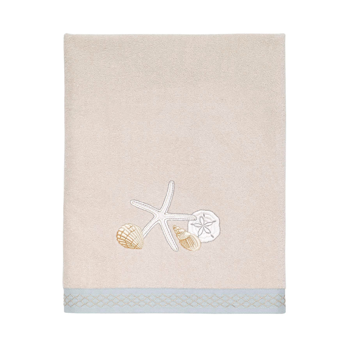 Avanti Linens - Bath Towel, Soft & Absorbent Cotton Towel, Beach Inspired Bathroom Accessories (Seaglass Collection)