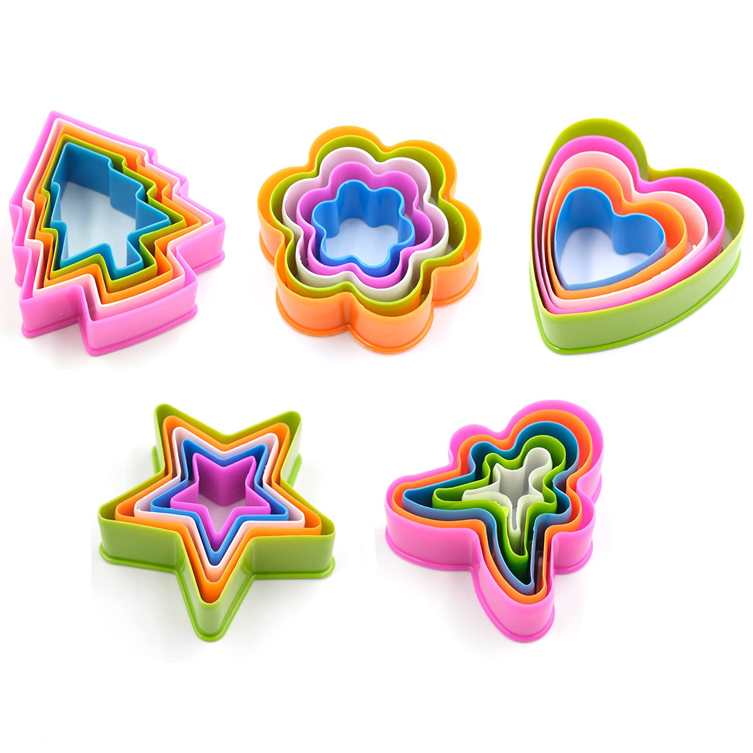 Mayata 5 Set Random Style Cookie Cutter Cake Mold Biscuit Fondant Diy Cake Cookie Mold Biscuit