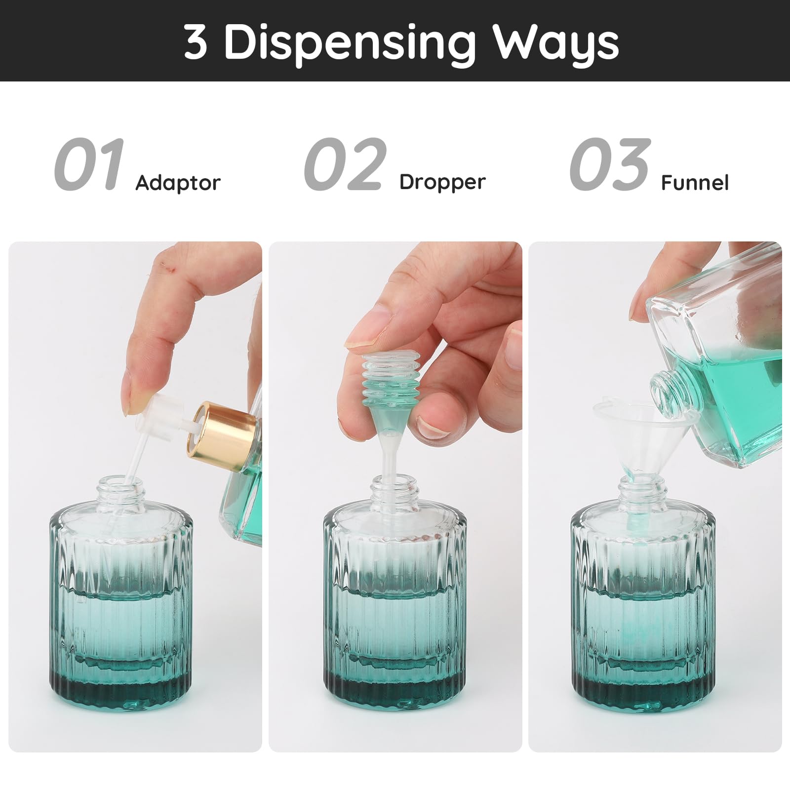 Segbeauty 1Oz Refillable Travel Bottles, 30Ml Empty Perfume Spray Bottles, 2Pcs Vintage Perfume Spray Bottle Glass Fine Mist Spr