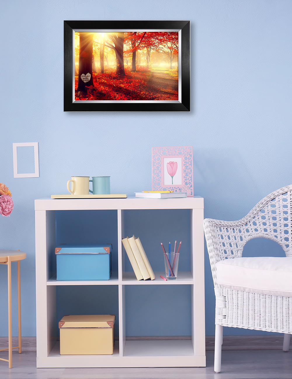 Ipic - You Are My Sunshine, Personalized Artwork With Names And Date On For Home Decor, Customized Gift For Anniversary,Wedding,