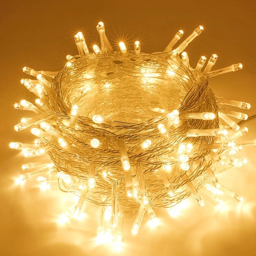 Gesto 35 Feet Long LED Power Pixel Serial String Light, 360 Degree Light in Bulb | Copper Led Pixel String Light for Home Decora