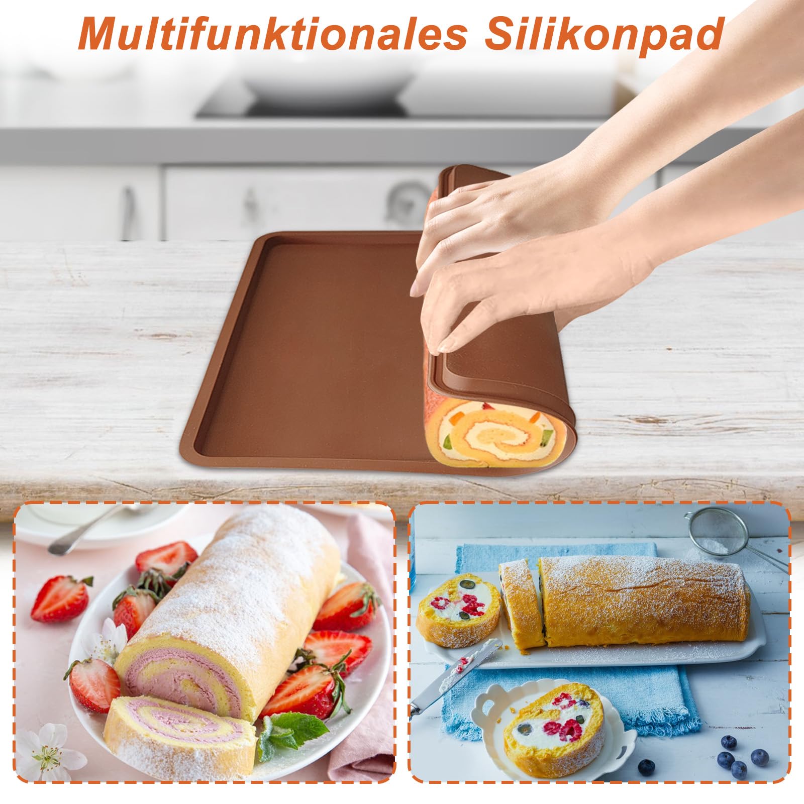 6 Pcs Silicone Dehydrator Sheets With Edge For 14'' X 14'' Trays, Non-Stick Silicone Tray Liner For Excalibur Dehydrator, Reusab