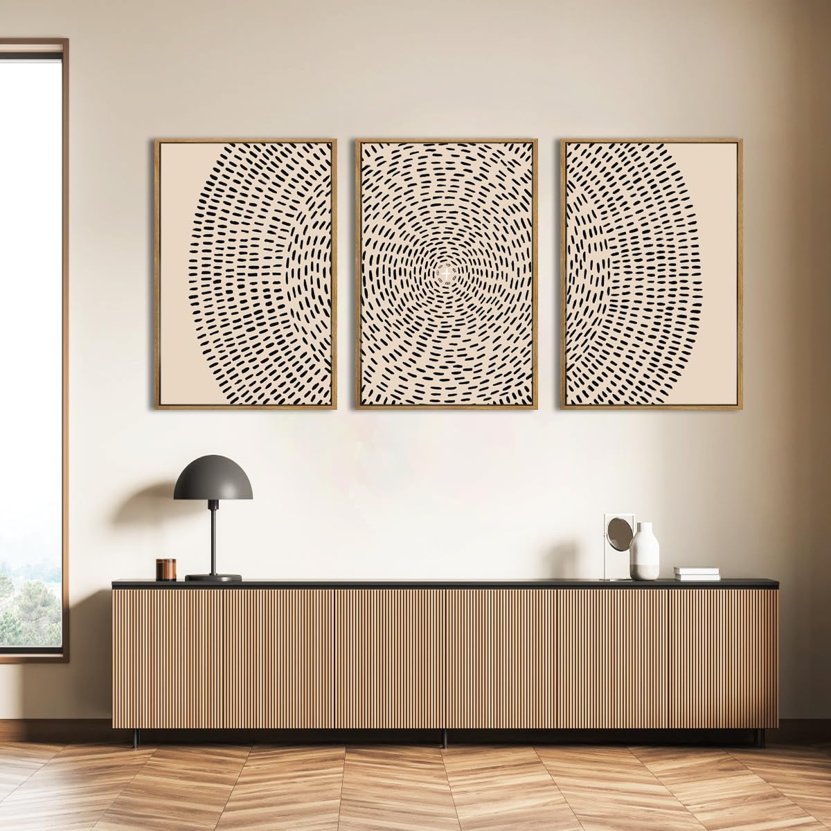 Anhuib Jesus Wall Art 16X24 Inch Jesus Feeds The 5000 Canvas Wall Art Set Of 3 Framed Christian Wall Decor Modern Abstract Art P