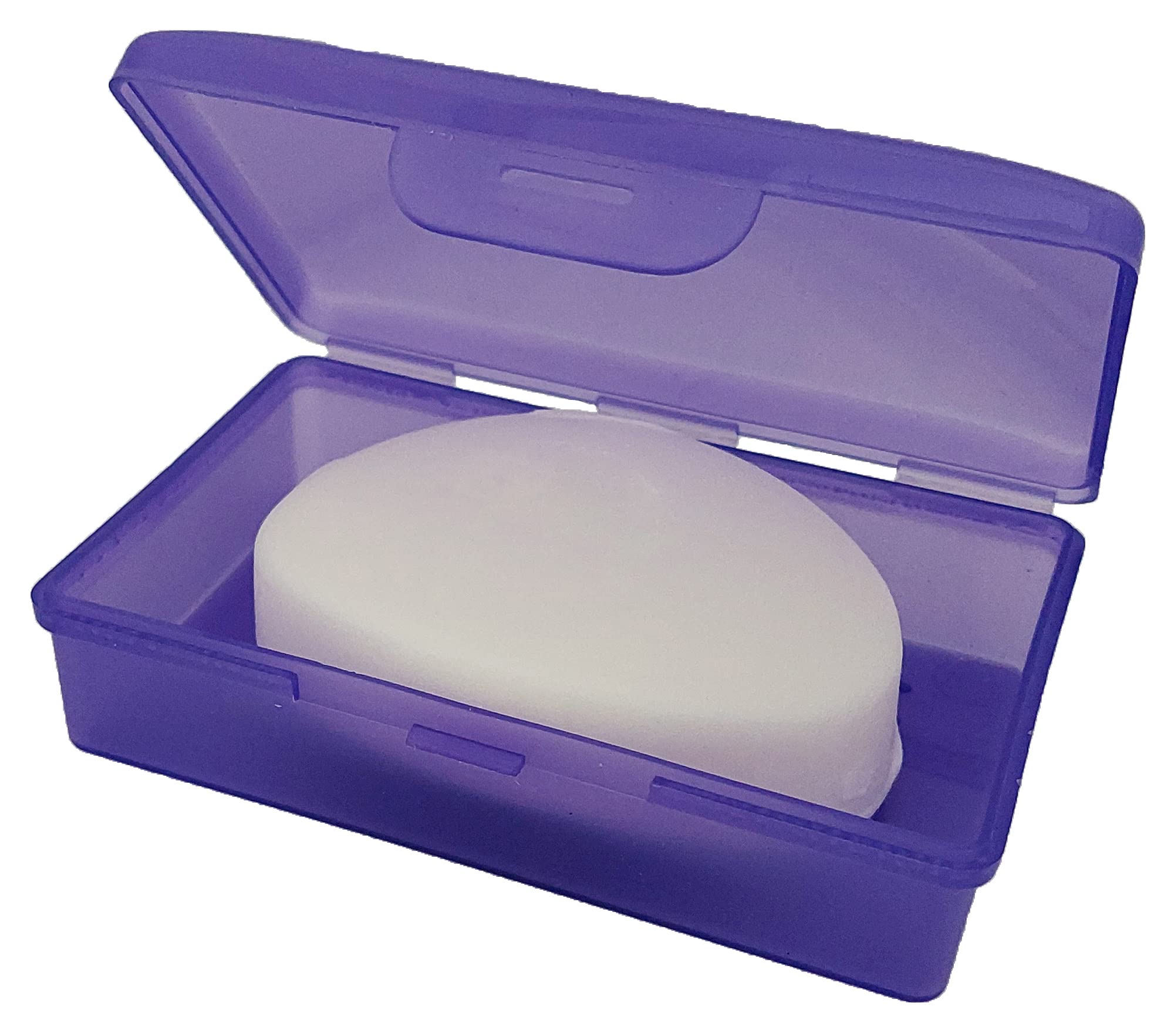 American Comb: Soap Box, 1 Purple - Made In The Usa - Soapbox With Hinged Lid And Secure Latch