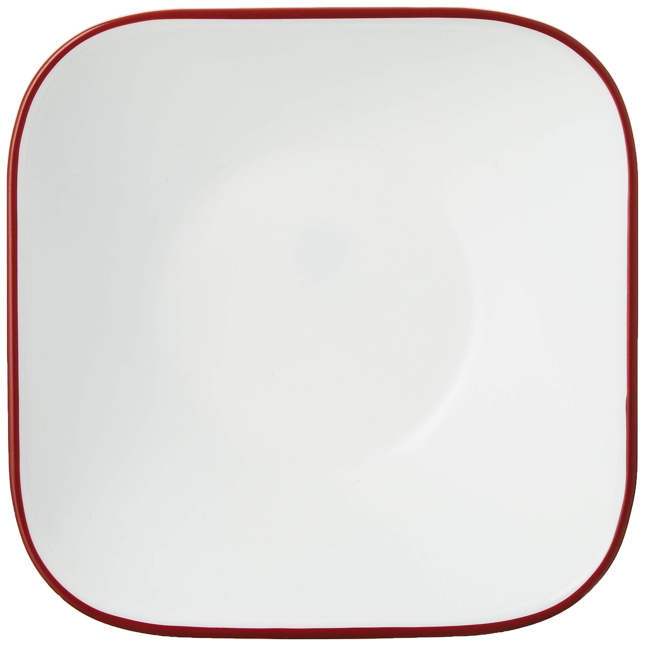 Corelle Vitrelle 6-Piece (22-Oz) Cereal Soup Bowls, Triple Layer Glass And Chip Resistant, Lightweight Square Dinnerware Bowl Se