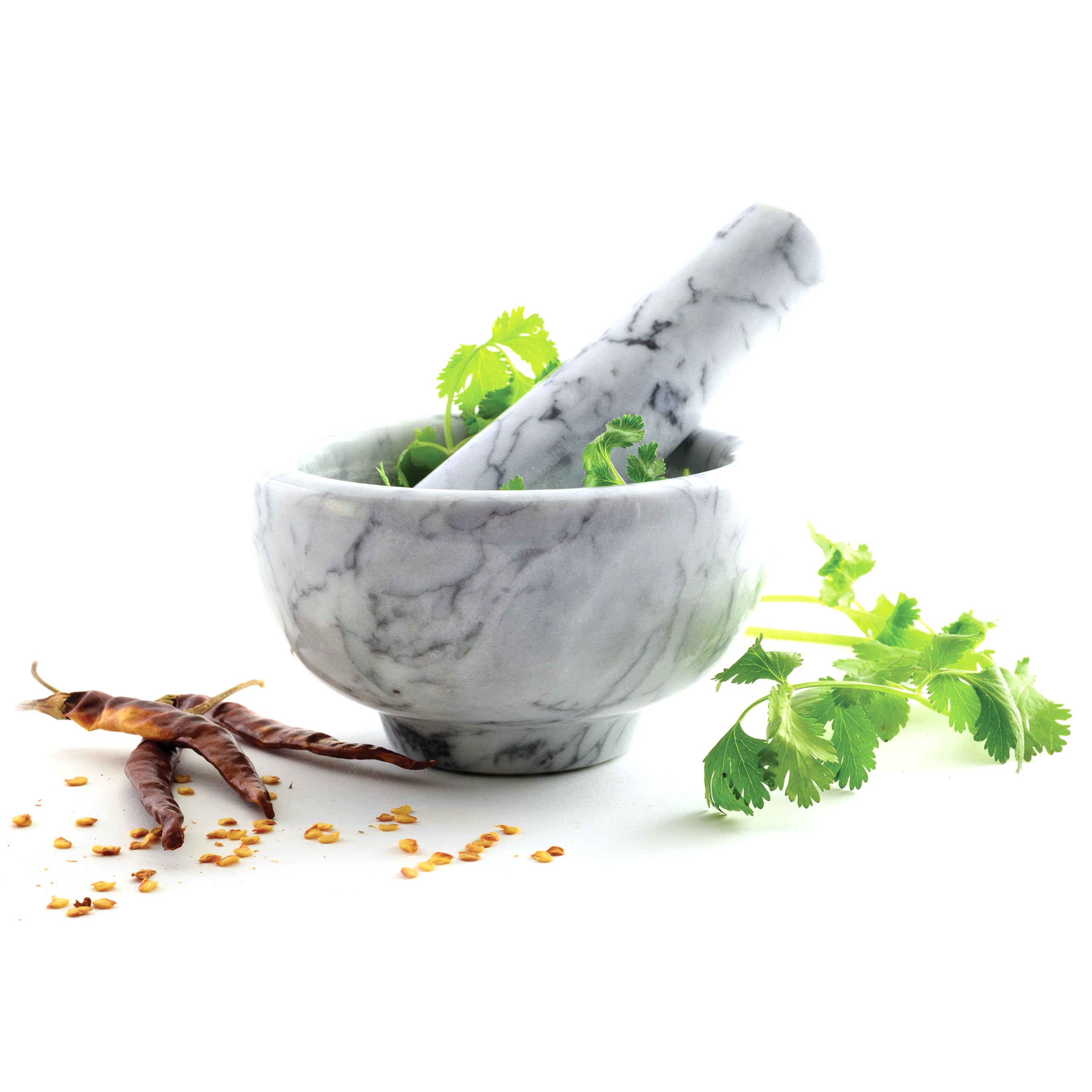 Norpro 694 Marble Mortar/Pestle, 1 Ea