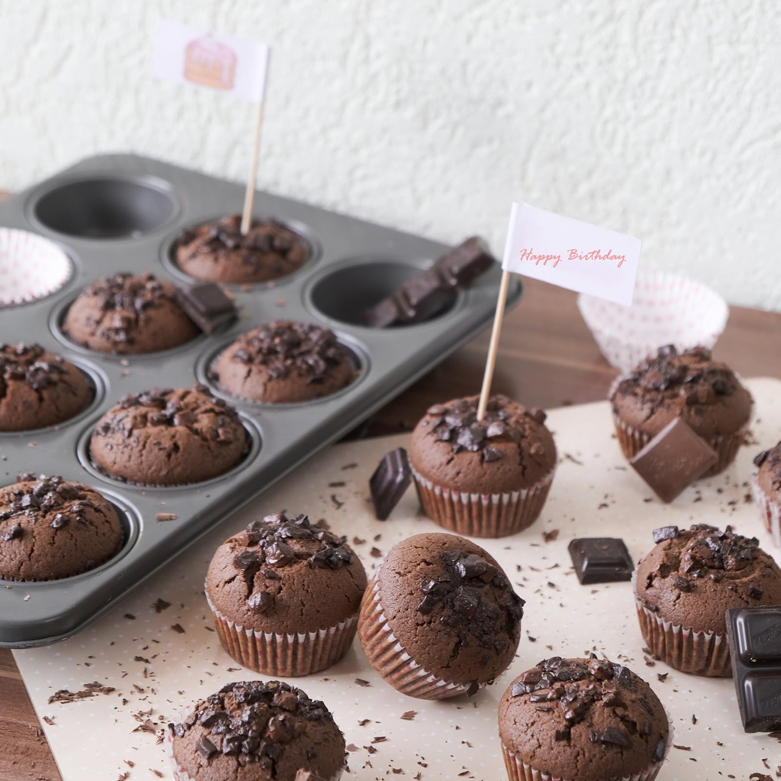 Cokiecan 1000 Pcs White Mini Cupcake Liners Small Muffin Liners No Smell Premium Greaseproof Paper Cupcake Wrappers Baking Cups