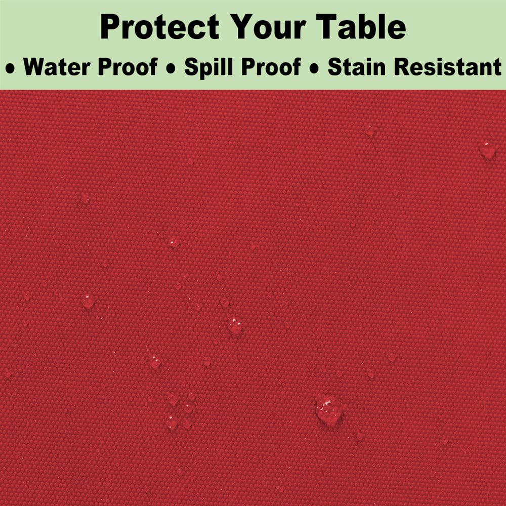 Plastic Red Tablecloths 3 Pack Disposable Table Covers 54 X 108 Inch Ruby Shine Red Table Cloths For Parties Anniversary Thanksg