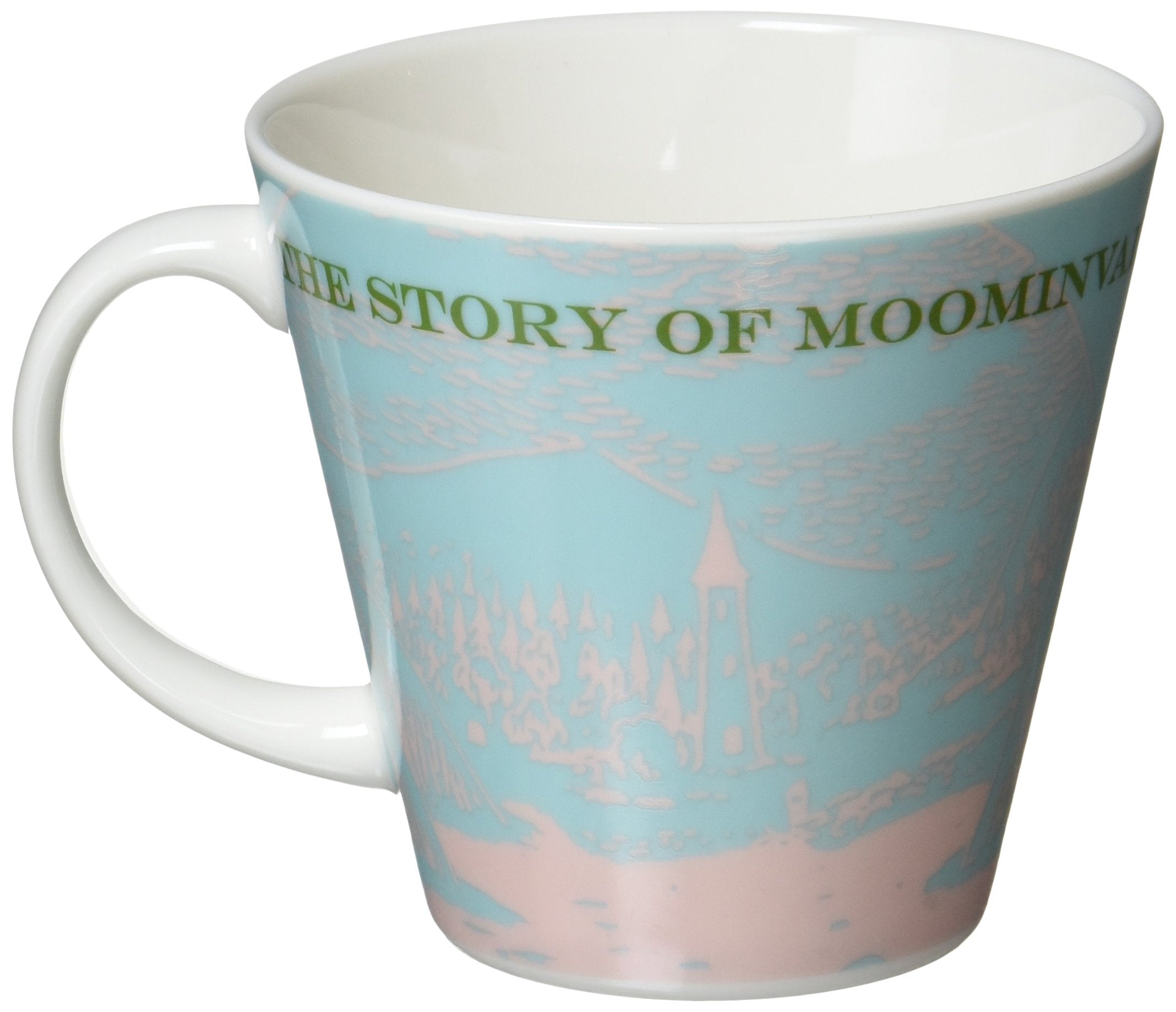 Yamaka Shoten Moomin Mm630-11T Initial Mug, T, Capacity: Approx. 11.8 Fl Oz (340 Ml), Microwave Safe, Moomin Goods, Scandinavian